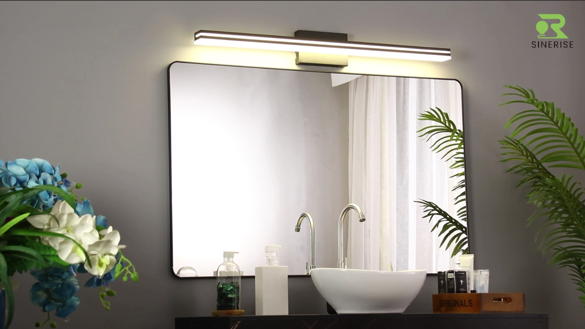 SineRise LED Modern Bathroom Vanity Light Bar (24-Inch