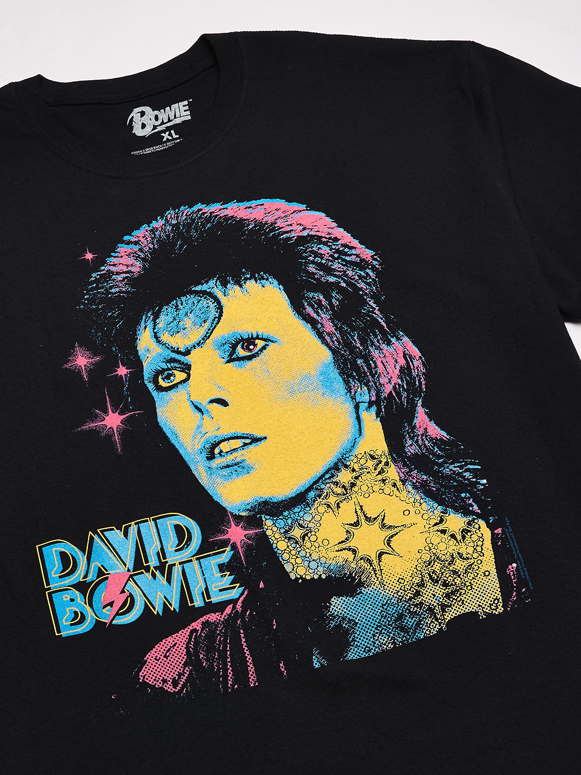 Liquid Blue Koszulka Uniseks David Bowie Ziggy Retro Print T-shirt