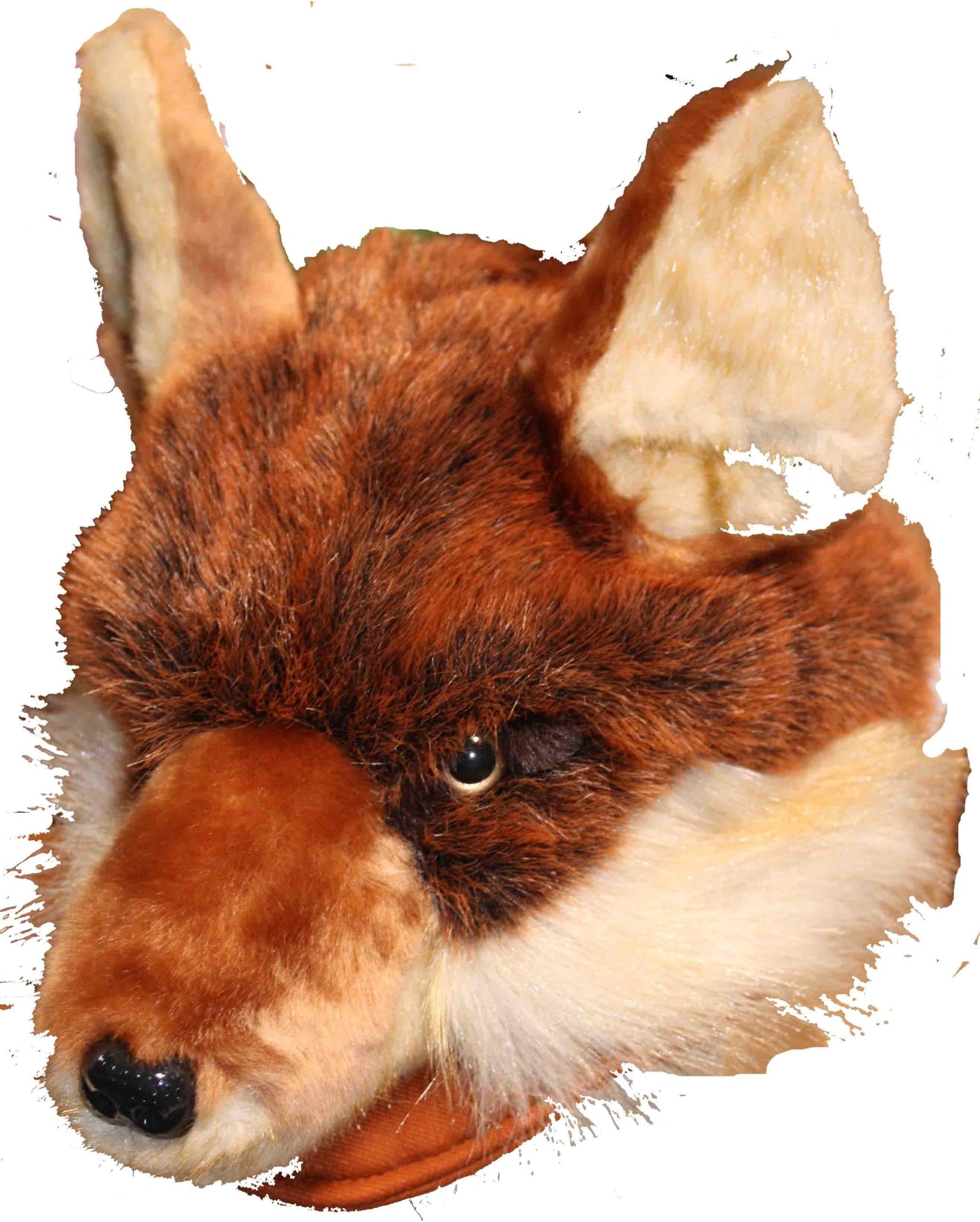 What Does The Fox Say Red Fox Furry Plush Animal Hat - One Size Fits All, Unisex