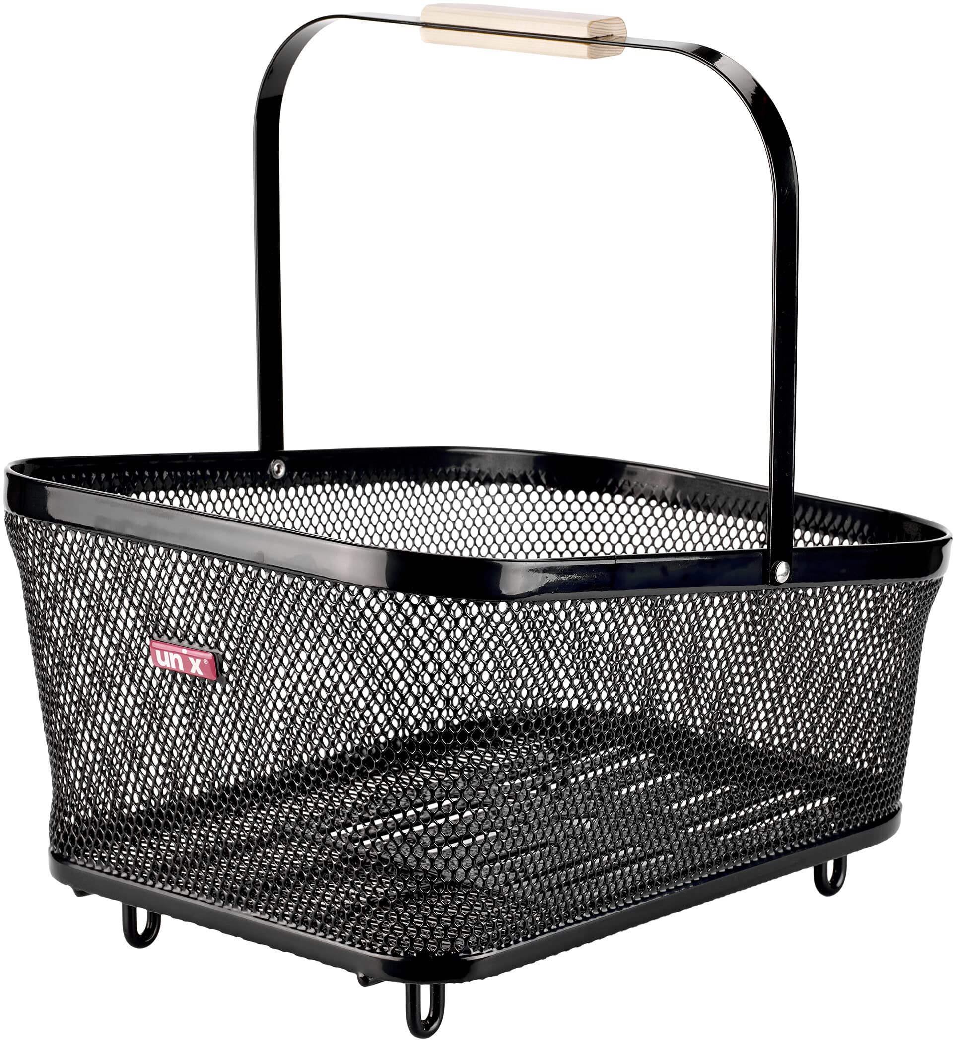 Un`xBenito Universal Hinterradkorb 45 x 31 x 20 cm schwarz engmaschig