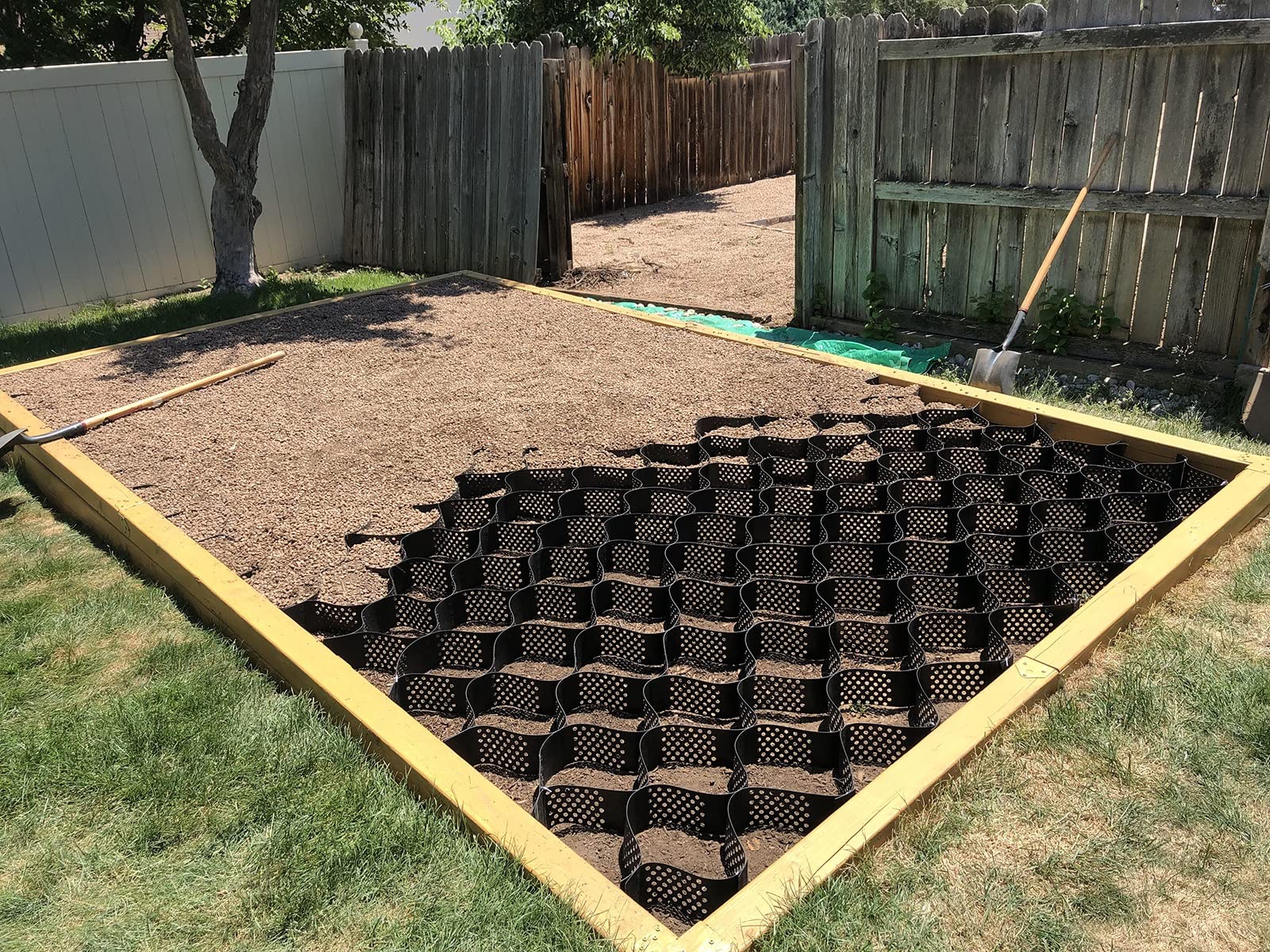 Bodengitter-Stabilisator, 5,1 cm tiefes, durchlässiges Pflastersystem für Einfahrt, Gehweg, Heimwerker, Terrasse, Schuppen, erhältlich in den Größen 6 m x 8 m