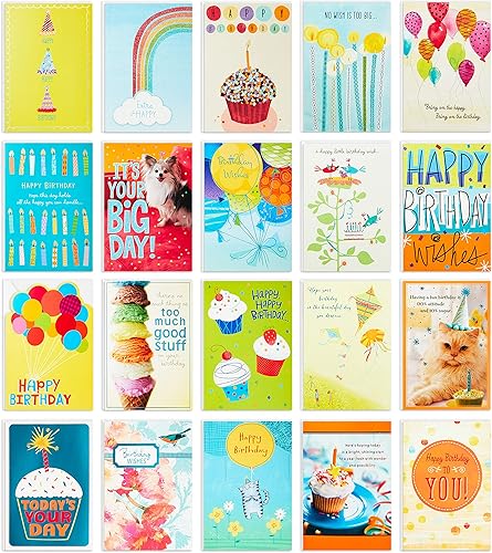 Miniatura 5 de Hallmark Juego de tarjetas de felicitación en blanco surtidas para todas las ocasiones (100 tarjetas) con organizador de tarjetas, surtido de