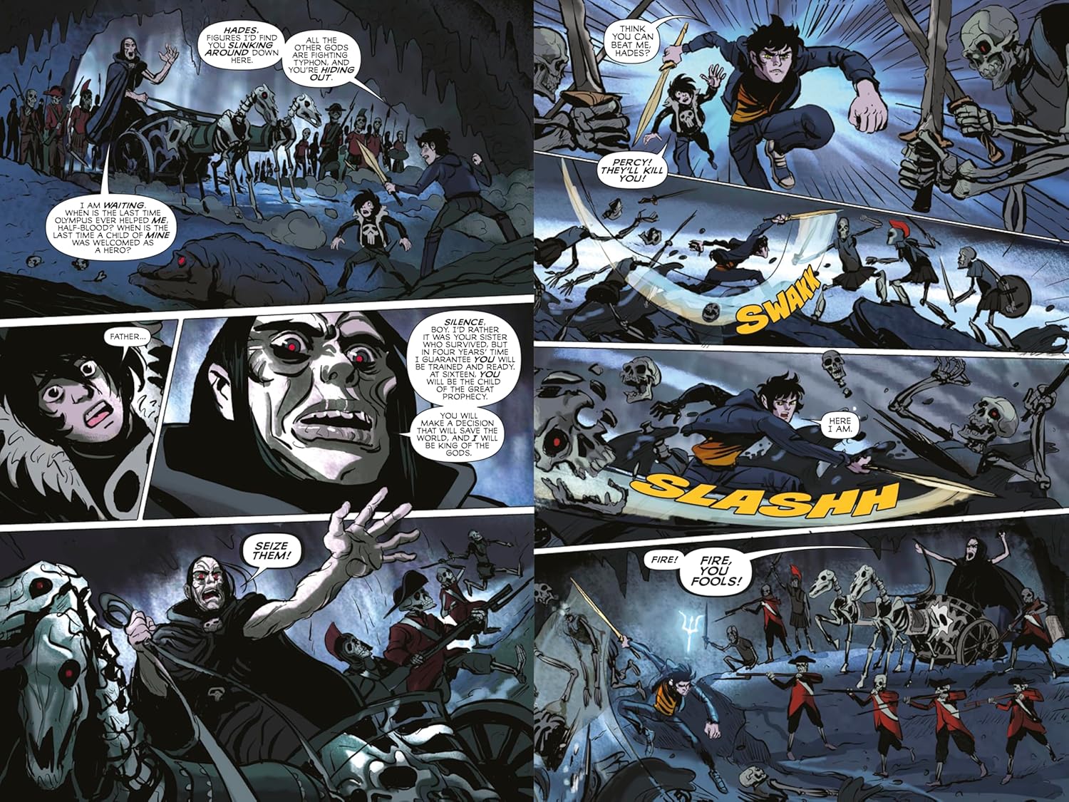 The Last Olympian: The Graphic Novel (Percy Jackson Book 5)      Paperback – August 15, 2019