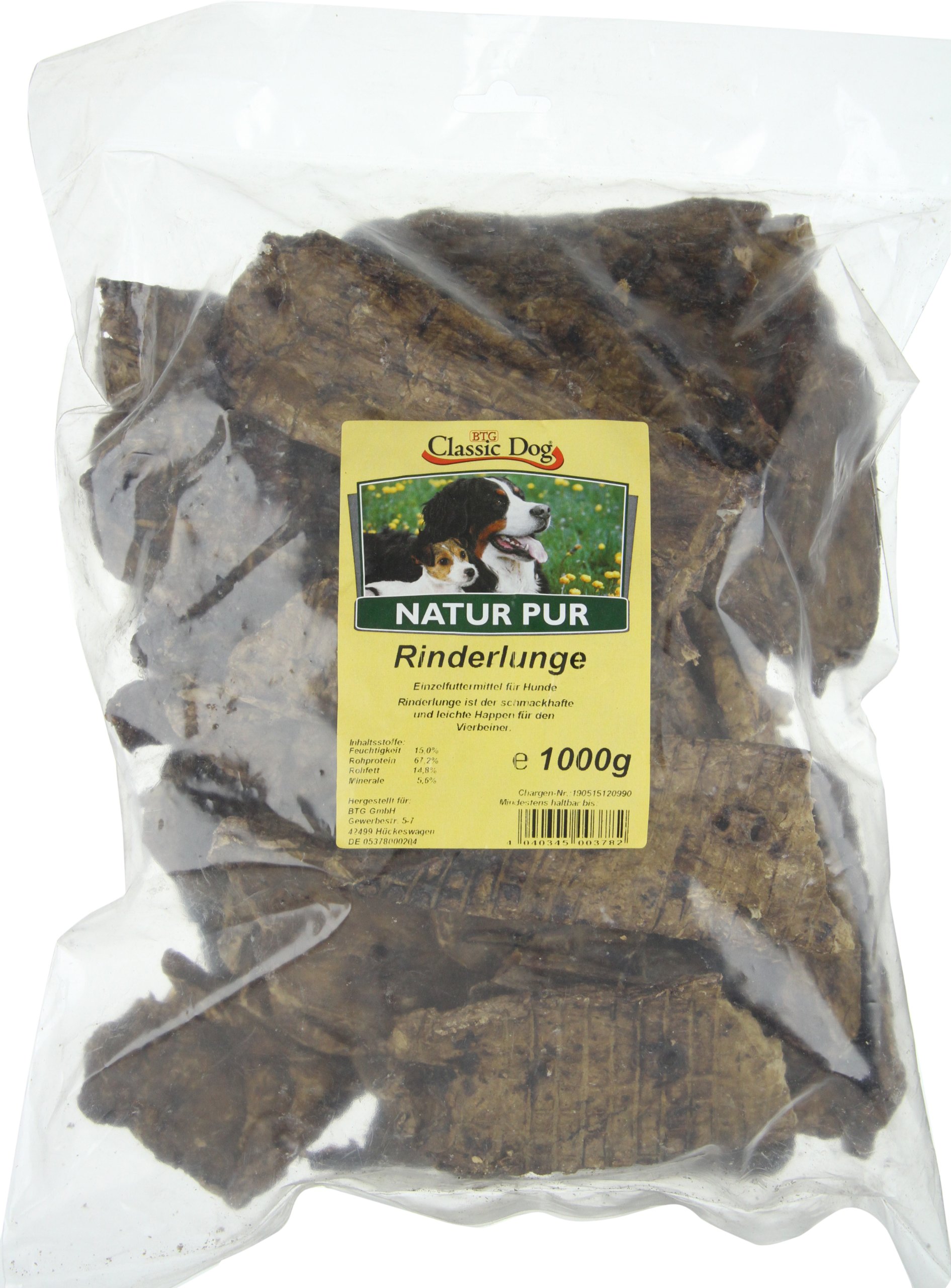 Classic Dog 43612 suszona mięso 1 kg