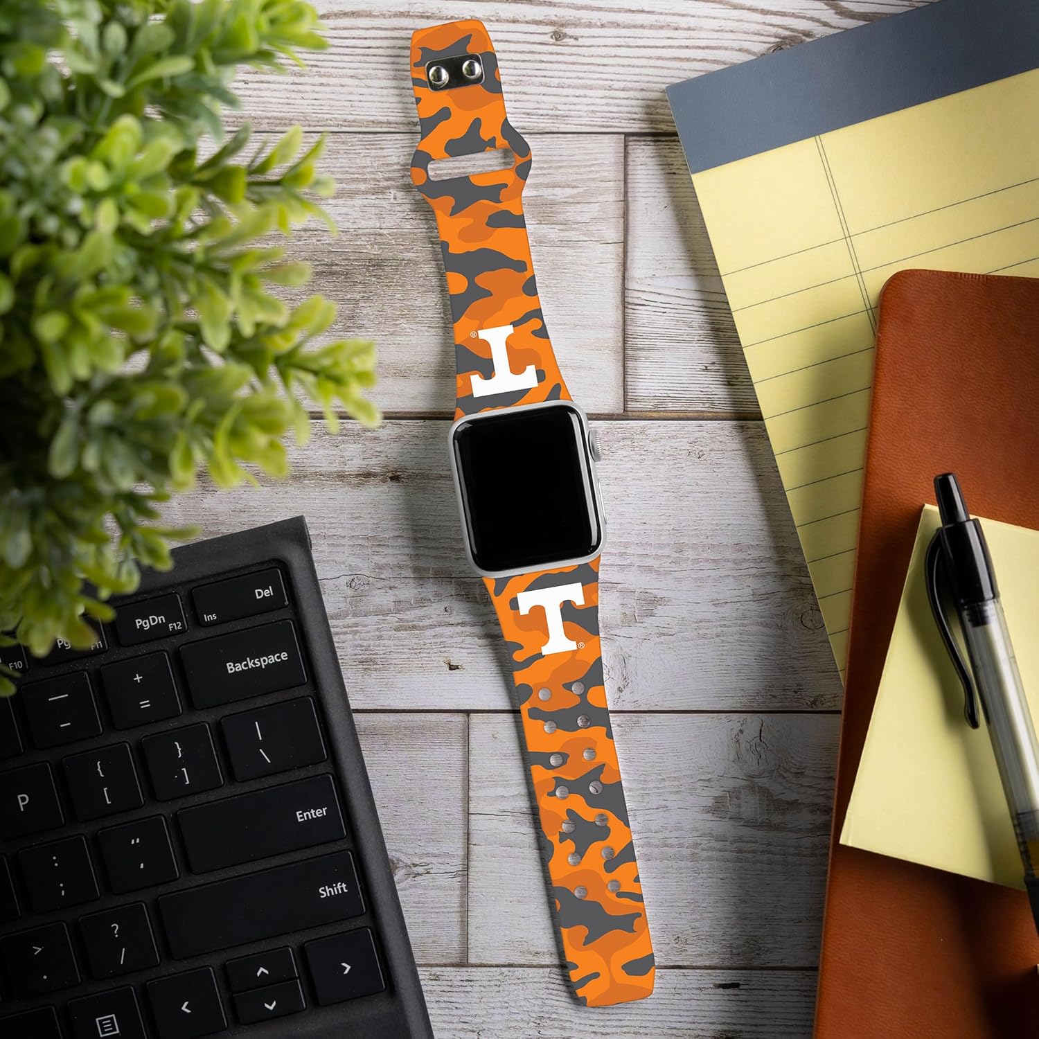 Affinity Bands Tennessee Volunteers HD NCAA Watch Band Compatible with Apple Watch - All Series