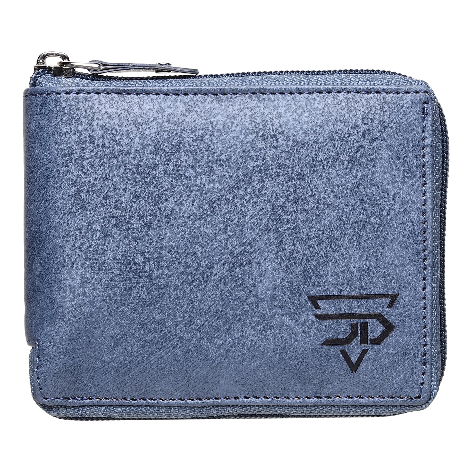 Hot Imbose Round Chain Rexine Blue Wallet – Stylish Round Design, Durable Rexine, Chain Accent, Secure Closure, Compact & Elegant, Ideal Accessory-image-30
