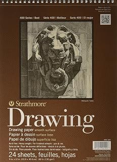 Strathmore (400-104 400 Series Drawing, Smooth Surface, 9x12, 24 Sheets