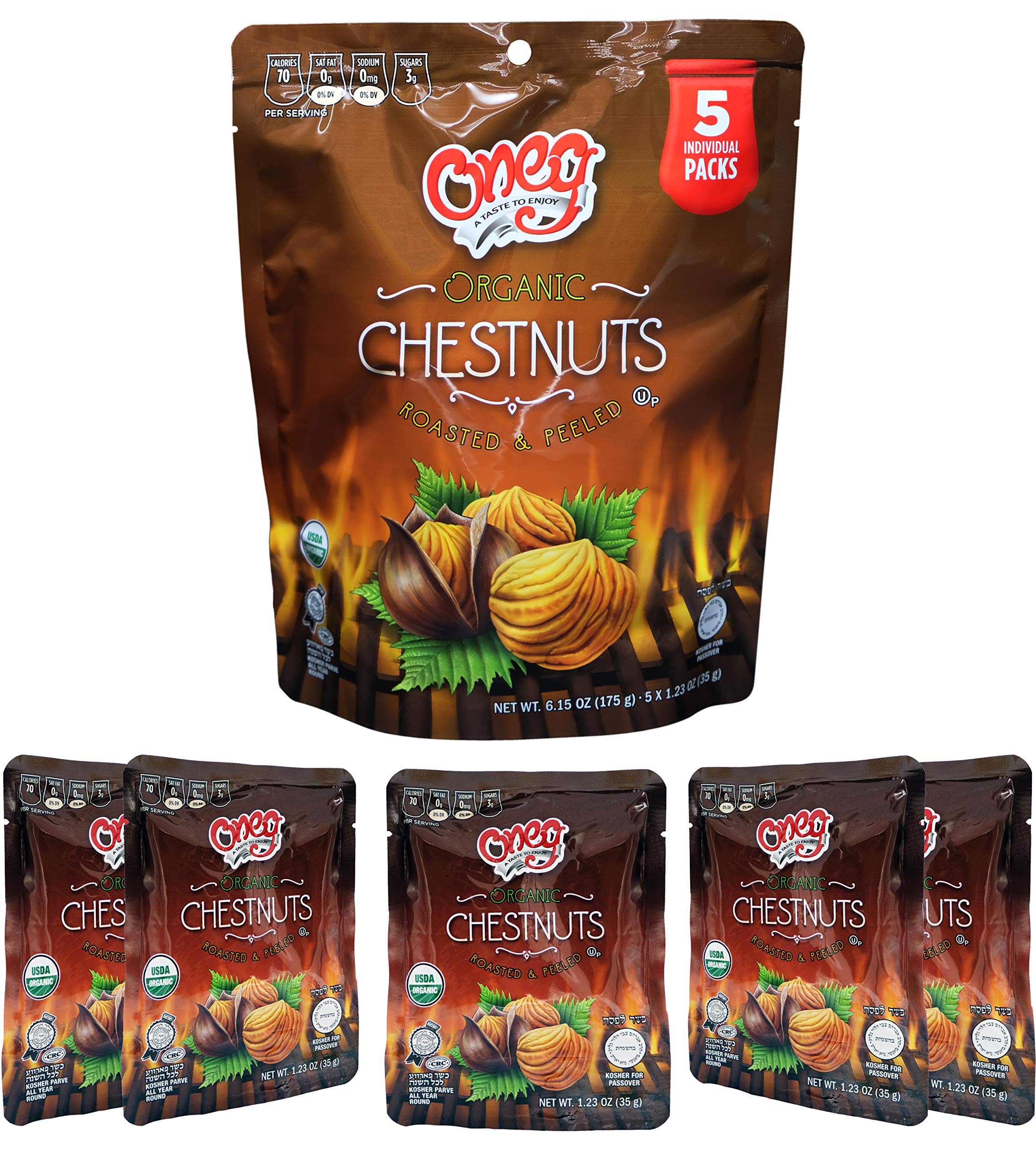 Buy Chestnuts Organic Whole Roasted Peeled Chestnuts (Chestnuts 1.23oz