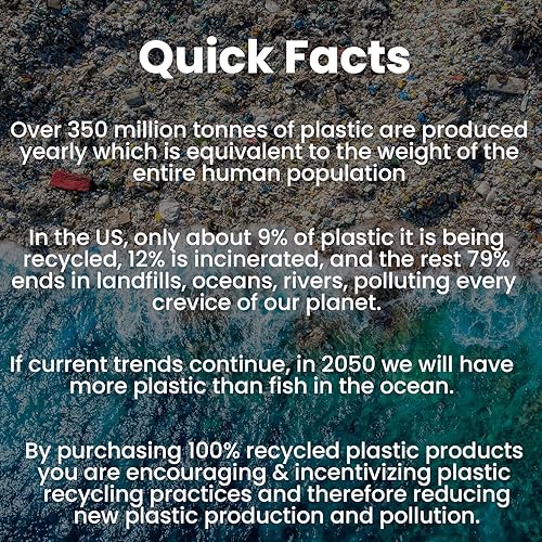 Miniatura 8 de Perchas delgadas ecológicas para ropa ligera (máximo 1 libra), hechas de plástico 100% reciclado (negrogris, paquete de 60 unidades)