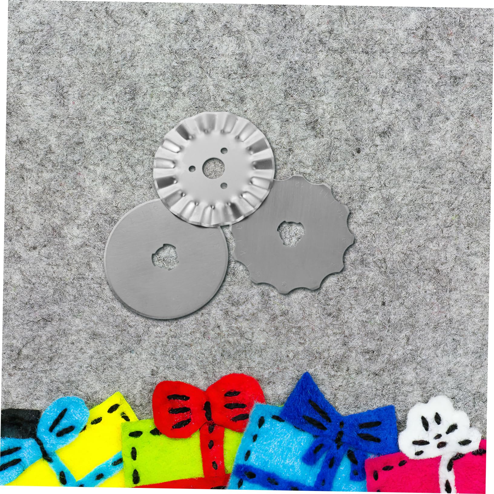 VILLCASE 18 Uds Cuchillas Para Acolchar Cuchillas De Corte Rotativo Afiladas Afilador De Corte De Tela Rotativas De Costura Para Cuero