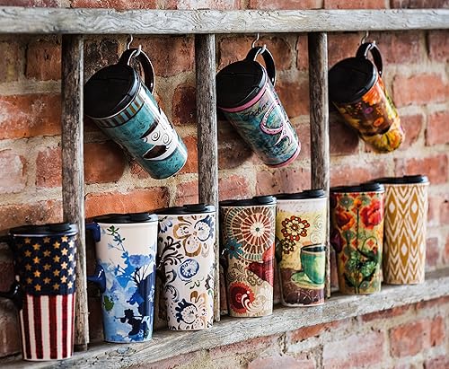 Miniatura 4 de Cypress Home Liberty Ceramic Latte - Taza de viaje de 17 onzas