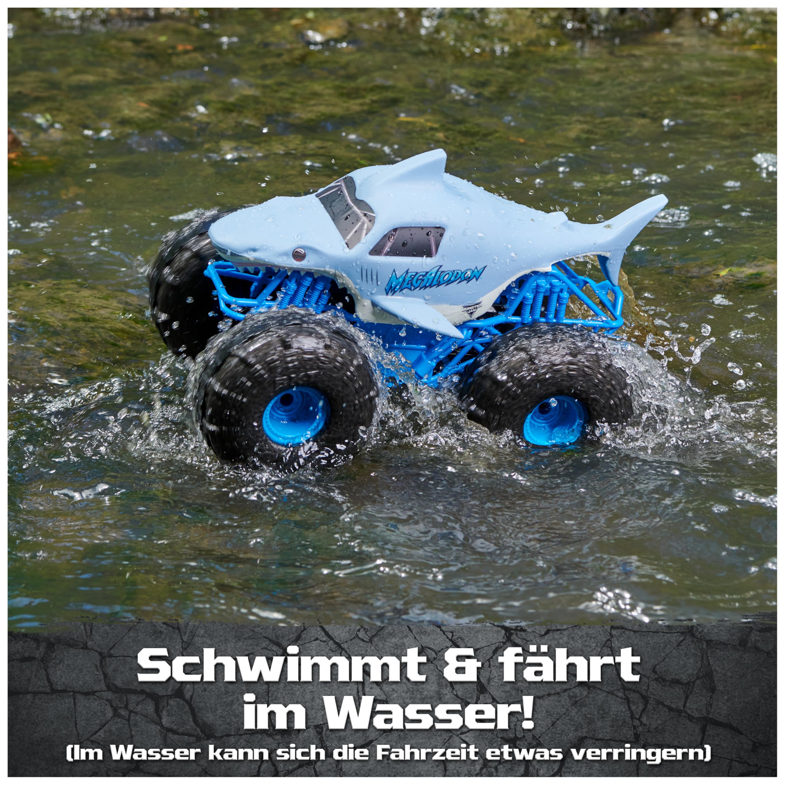 Monster Jam Megalodon Storm RC Truck Amphibienfahrzeug Maßstab 1:15