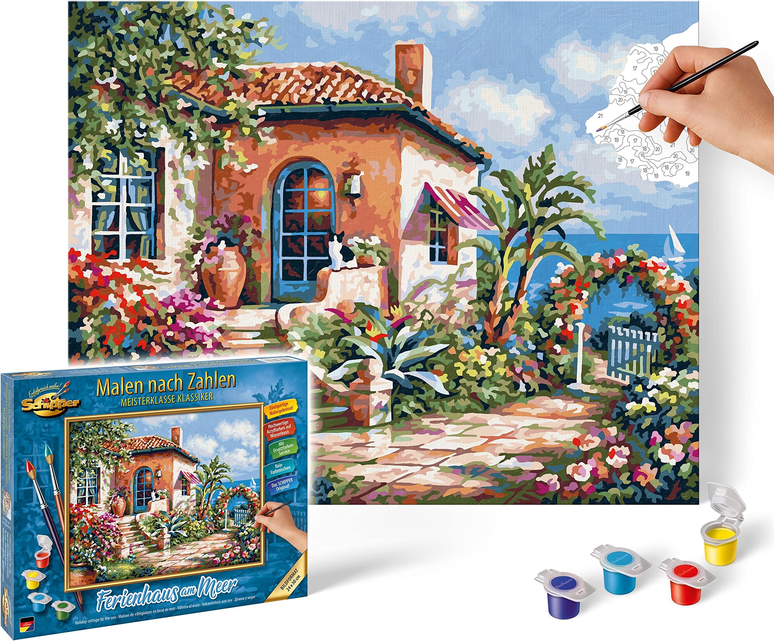 Schipper Village Laneway PaintbyNumber Kit Arts, Crafts