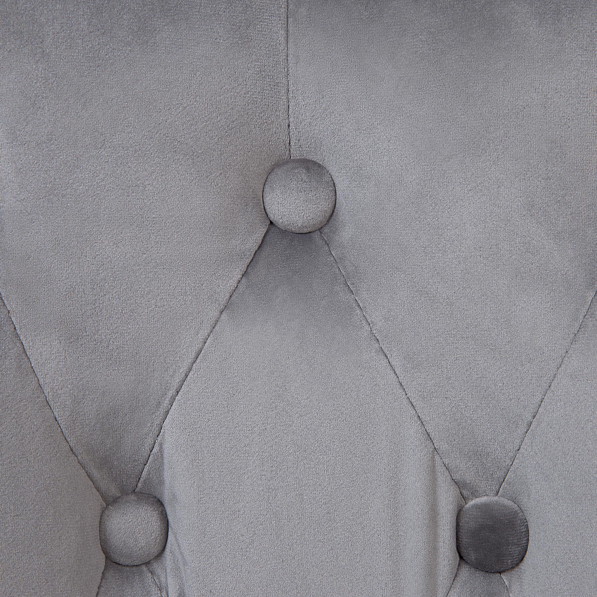 Beliani Silla de Oficina Giratoria Ajustable Parrish Gris Negro Plateado