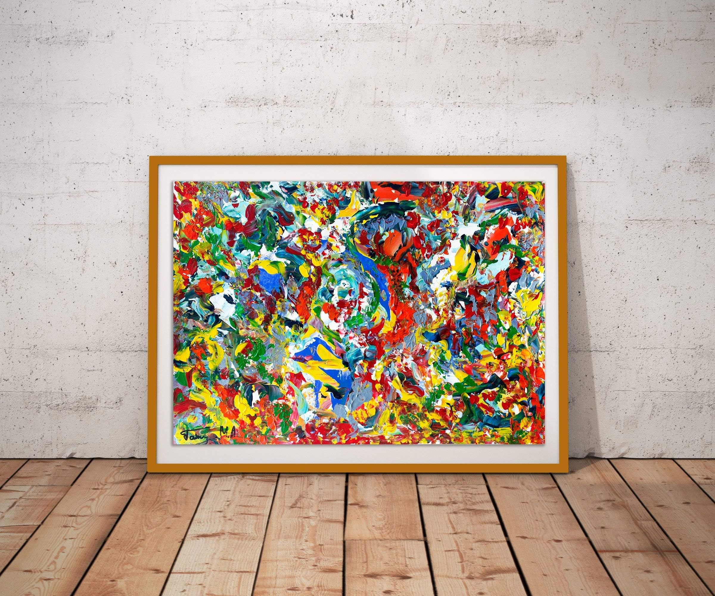 Fluid Acrylic Canvas, Original Wall Art, Modern Paint Pouring, Fluid Art Acrylic, Small Wall Art, Fluid Art Abstract, Wall Art Painting