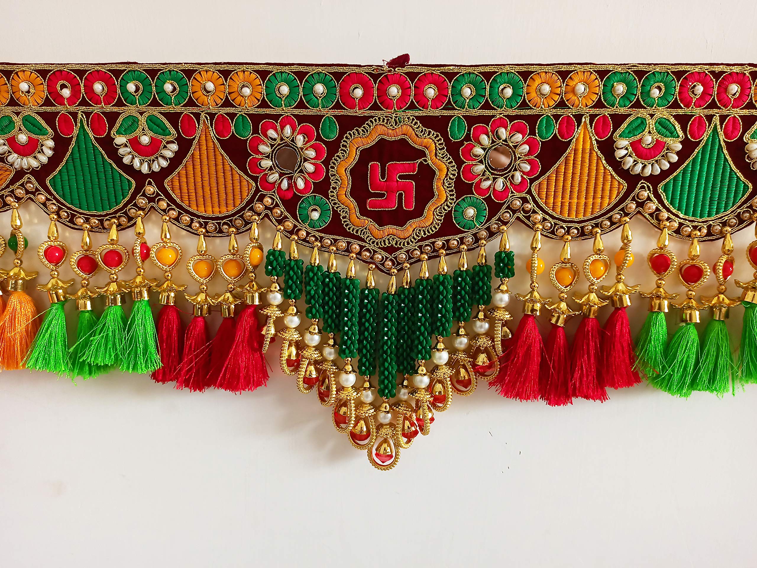 Reptum Decor Plastic Abstract Toran Medium Multicolour