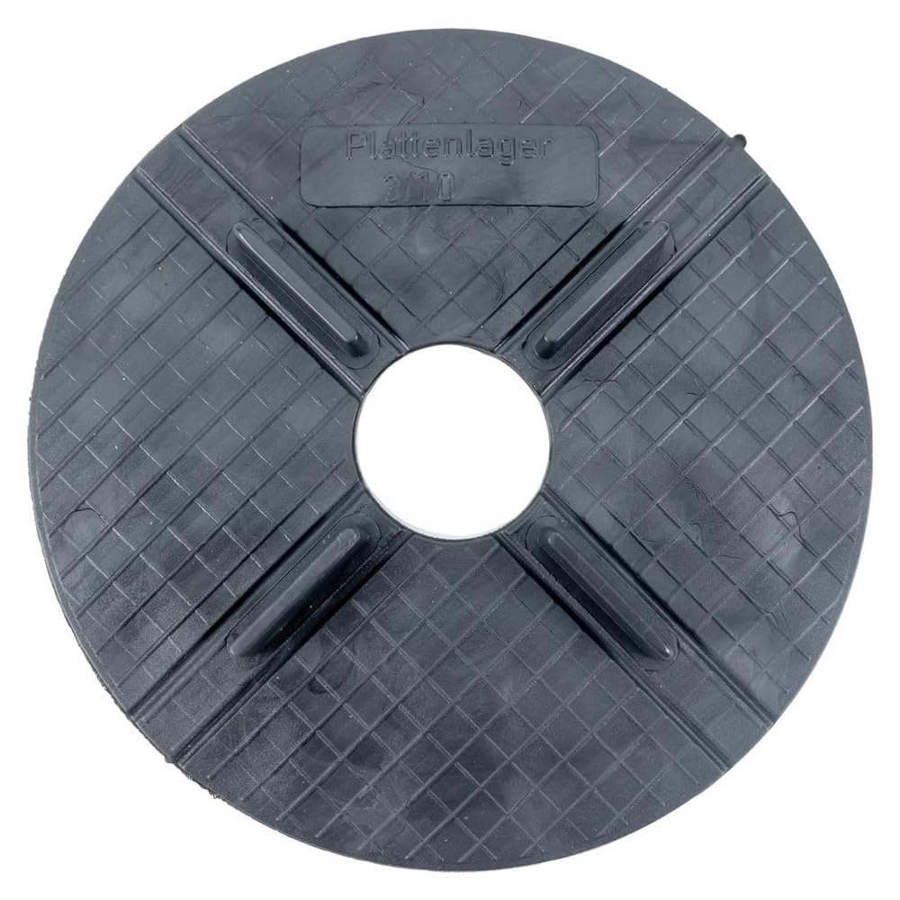 Sanpro Flaches Gummi Stelzlager - Plattenlager 3 mm Fuge / 10 mm Höhe, Anzahl 100 Stück (Pack à 100 Stück)