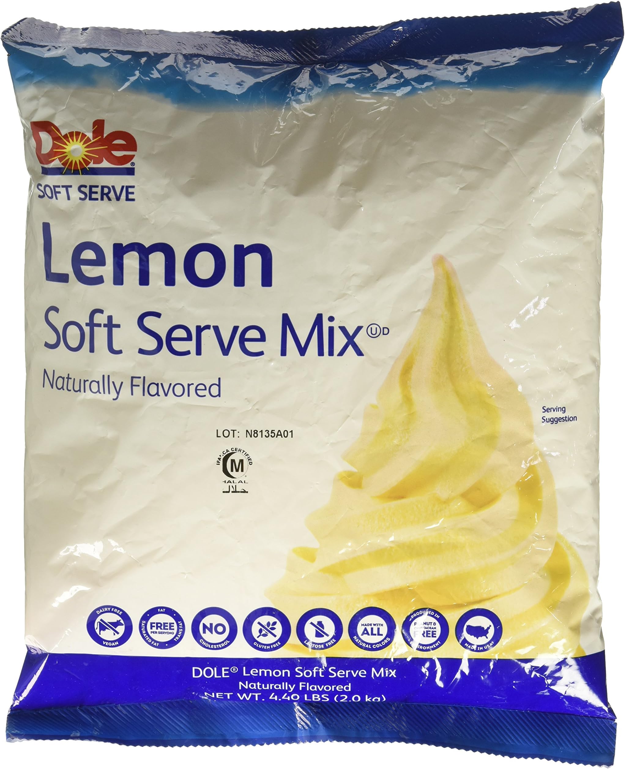Dole Soft Serve Lemon Mix, 4.40 lbs