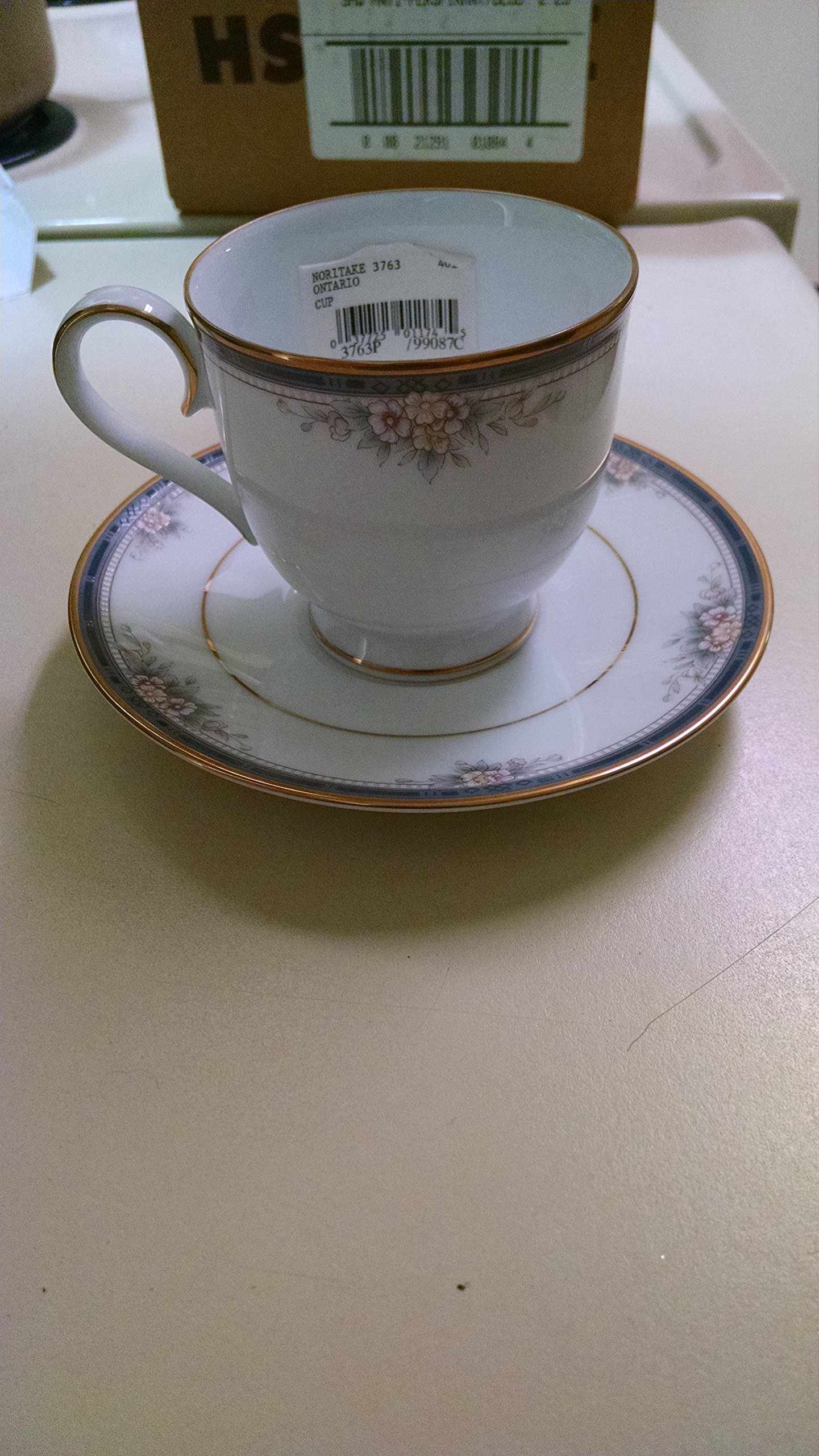 Amazon.com | Noritake Ontario #3763 Cups & Saucers: Drinkware Cups