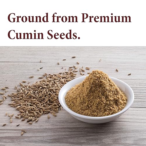 Miniatura 2 de The Spice Way Comino molido polvo hecho de semillas de comino enteros de primera calidad, bolsa resellable de 4 onzas
