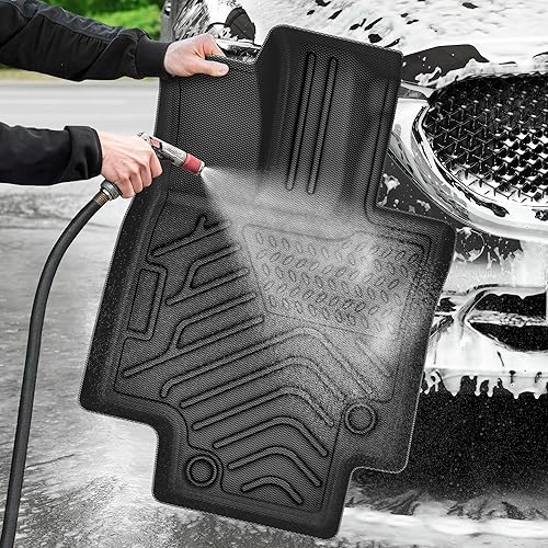 Miniatura 4 de AUTOSAVER88 Alfombrillas para Nissan Pathfinder 2022-2024, TPE para todo tipo de clima, ajuste personalizado para Nissan Pathfinder líneas de suelo