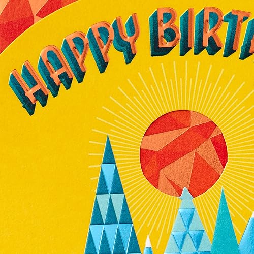 Miniatura 5 de Hallmark Tarjeta de cumpleaños (montañas, bicicleta)