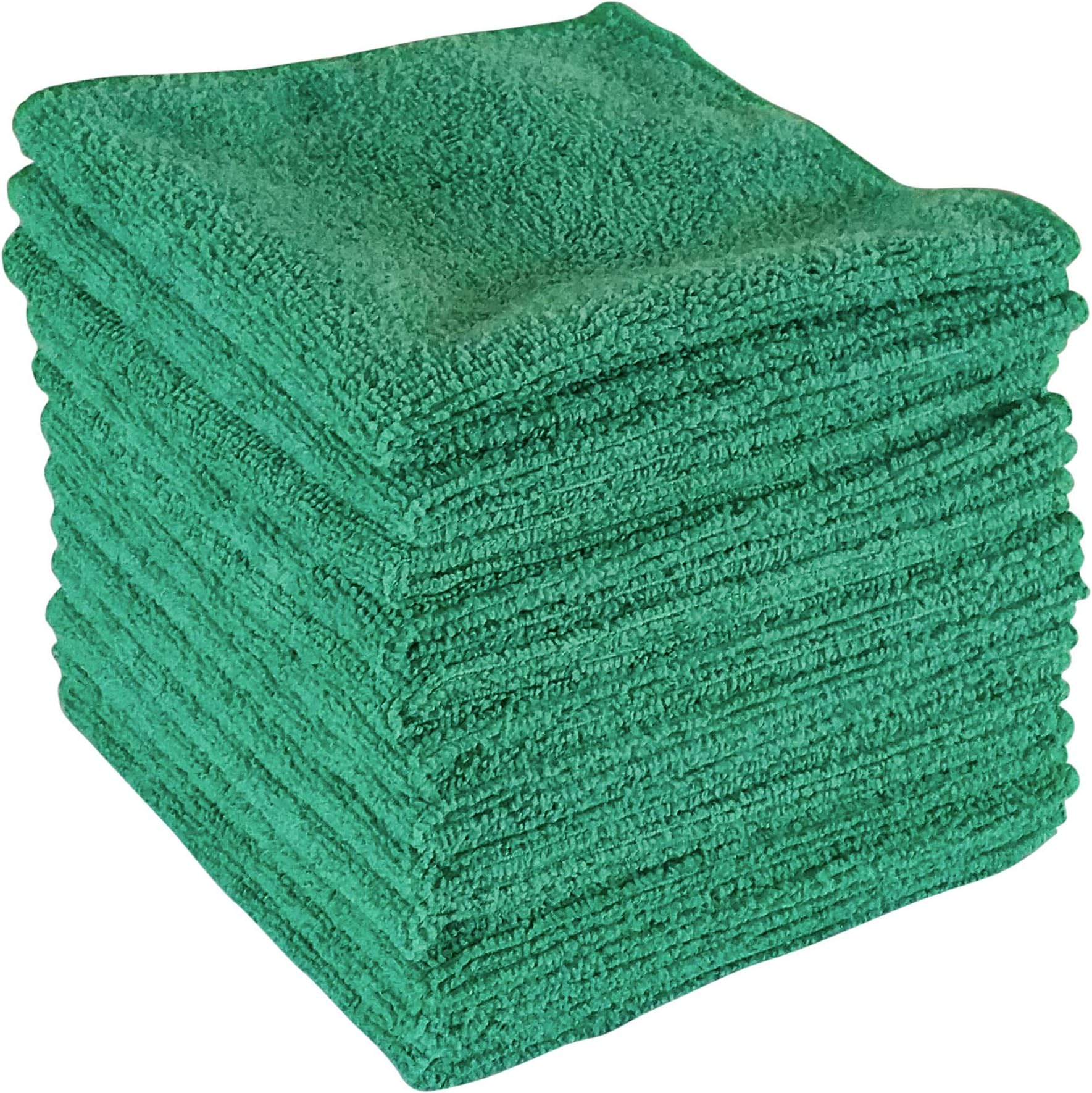 Dry Rite Best Magic Microfiber Cloth - Professional Series Cleaning Towels for Home, Kitchen, Bath, TV, Glass, Auto, Non-Abrasive, Ultra Absorbent, Streak-Free, Reusable, Washable, Wet/Dry - 12"x12"