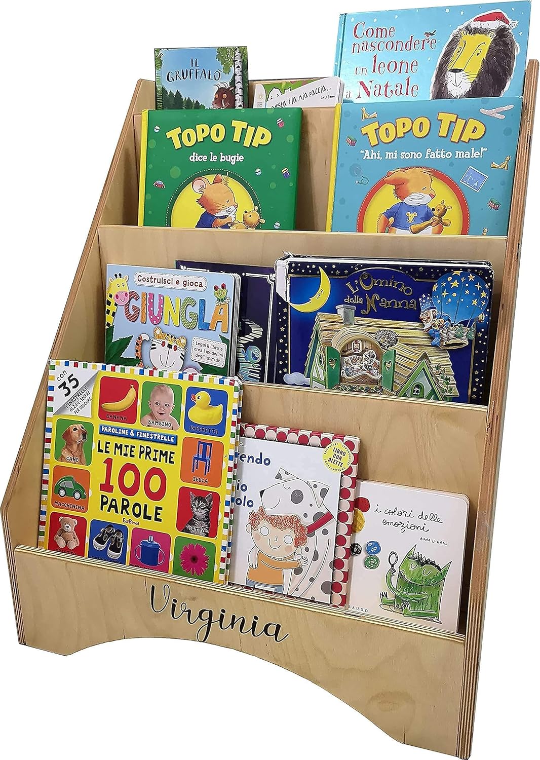 Libreria Montessoriana, libreria per bambini in legno di betulla