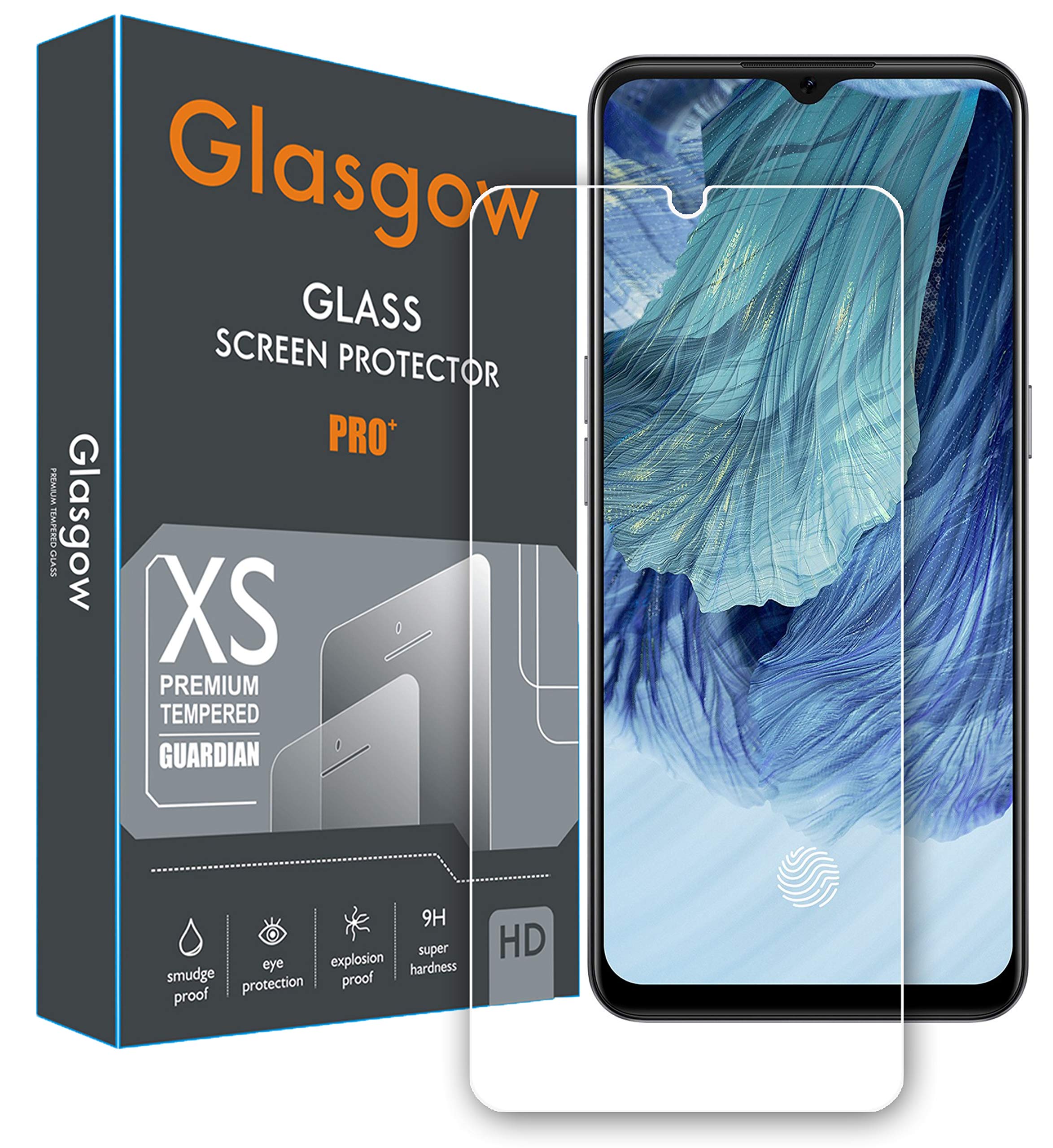 Glasgow Full Protection Tempered Glass for Oppo F17 [Anti-Scratch] [Gorilla] [Free Cleaning Kit Included] (B08K2QDMCV) Amazon Price History, Amazon Price Tracker