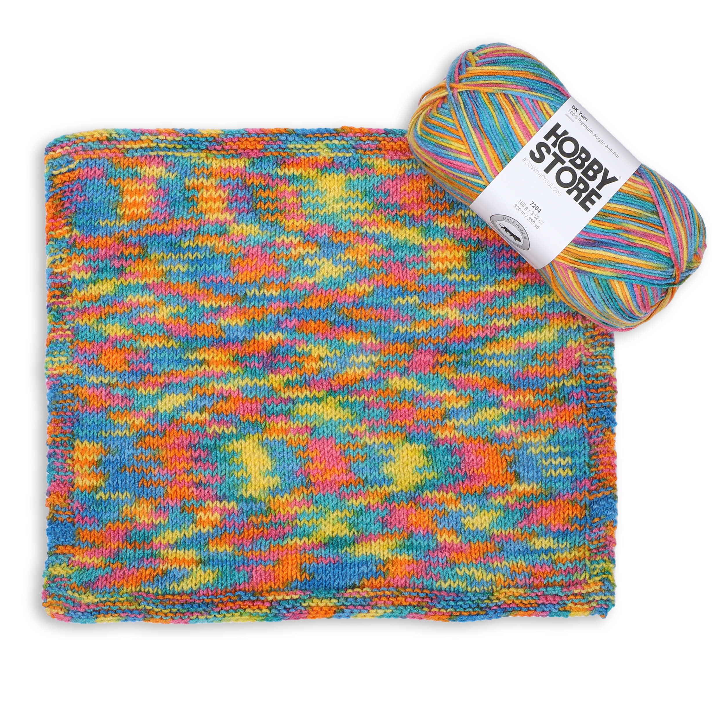 Hobby Store DK Multi Yarn – Anti-Pill Acrylic Multicolor Yarn for