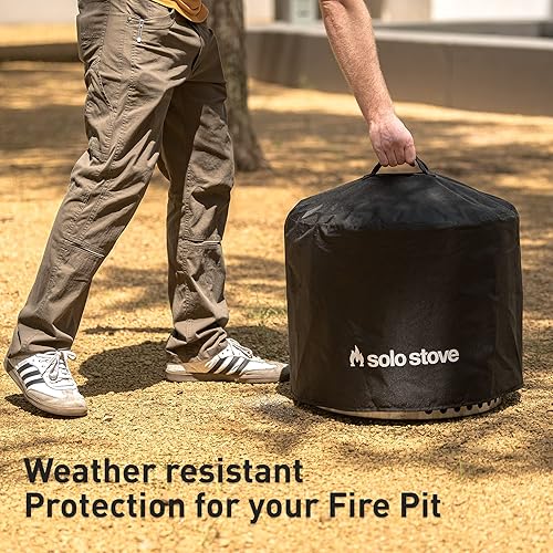 Miniatura 6 de Solo Stove Bonfire Big Yard Bundle 2.0 | Incluye hoguera sin humo con soporte, escudo, refugio, portátil para quemar madera, cenicero extraíble,