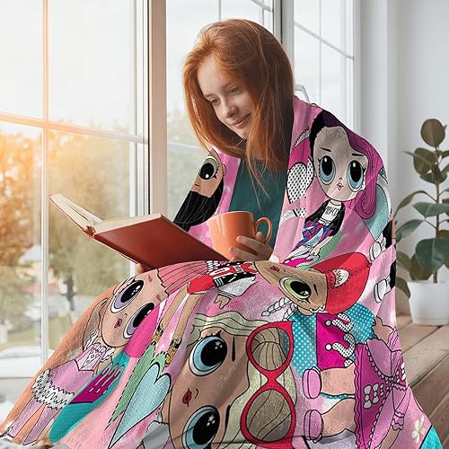 Miniatura 3 de Manta de franela de dibujos animados, suave, acogedora, ligera, decoración del hogar para sofá durante todas las estaciones, cómoda ropa de cama S3