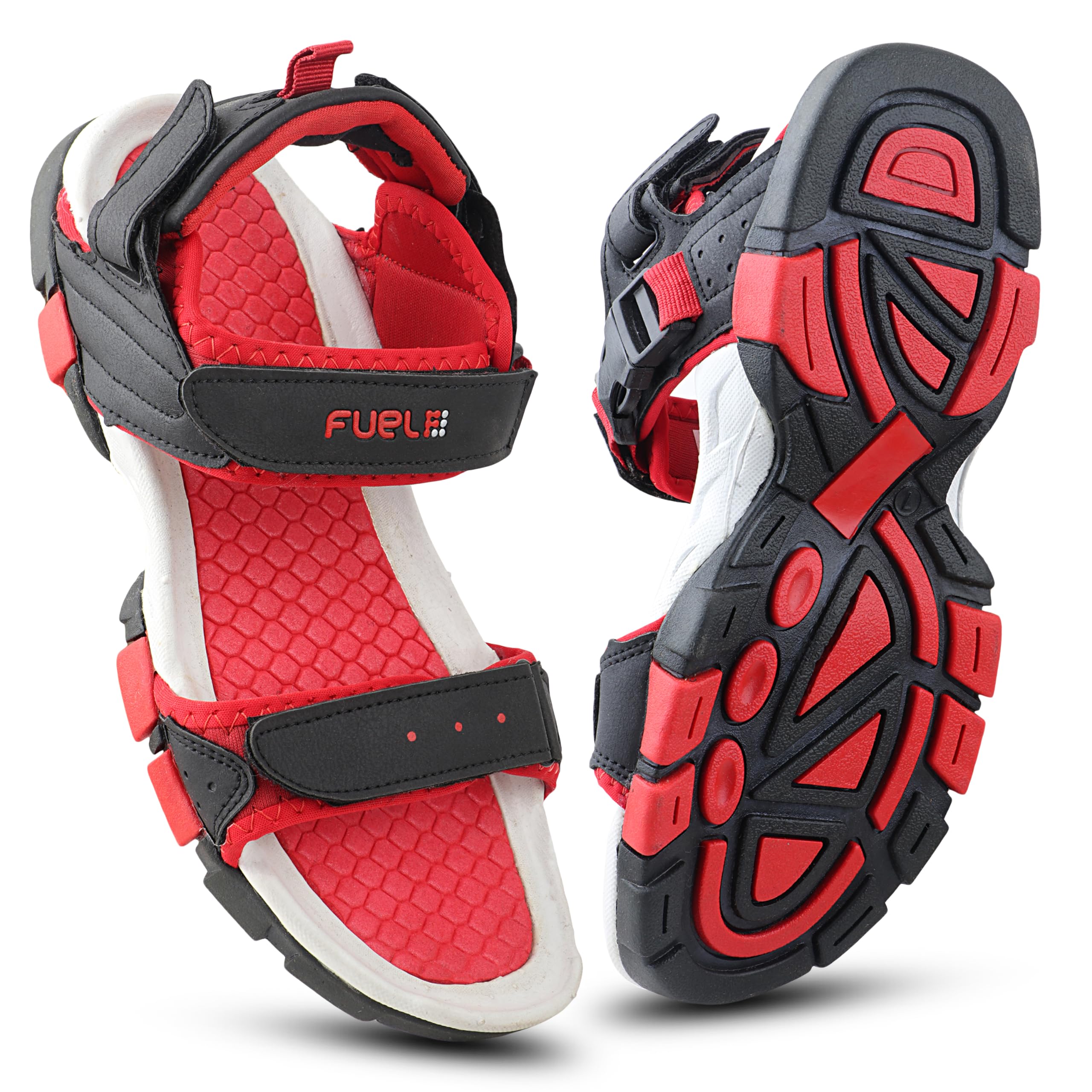 FUEL Sandals & Floaters for Mens & Boys Comfortable & Lightweight Dailywear, Anti-Skid Flexible & Breathable for Running, Walking Stylish Casual Sandal for Outdoor Footwear For Gents (Champion) (B0B7KGLT2B) Amazon Price History, Amazon Price Tracker