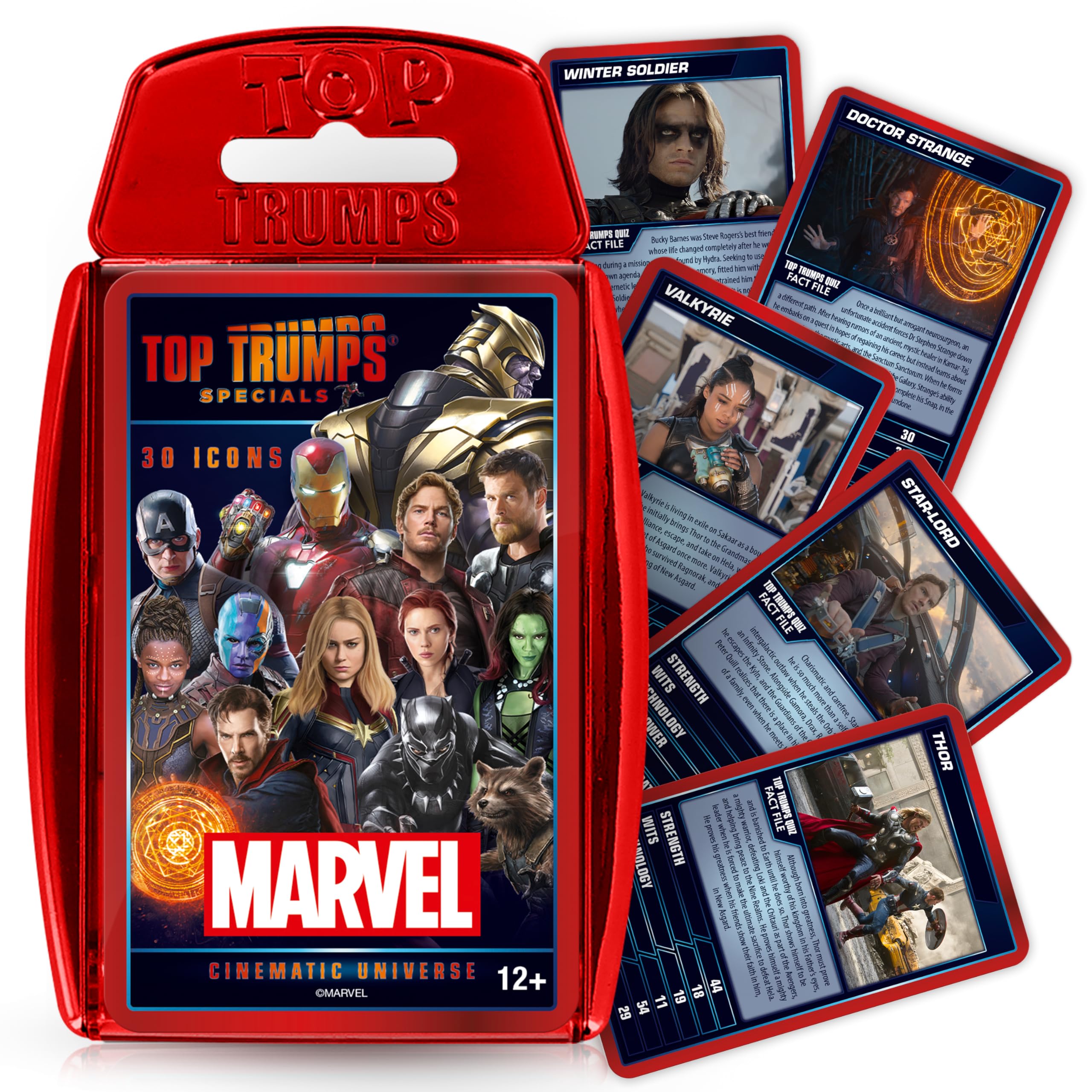 Top Trumps Card Game Marvel - Family Games For Kids and Adults - Learning Games - Kids Card Games for 2 Players and more - Kid War Games - Card Wars - For 6 plus kids