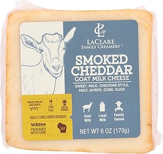 CHEDDAR GOAT SMKED