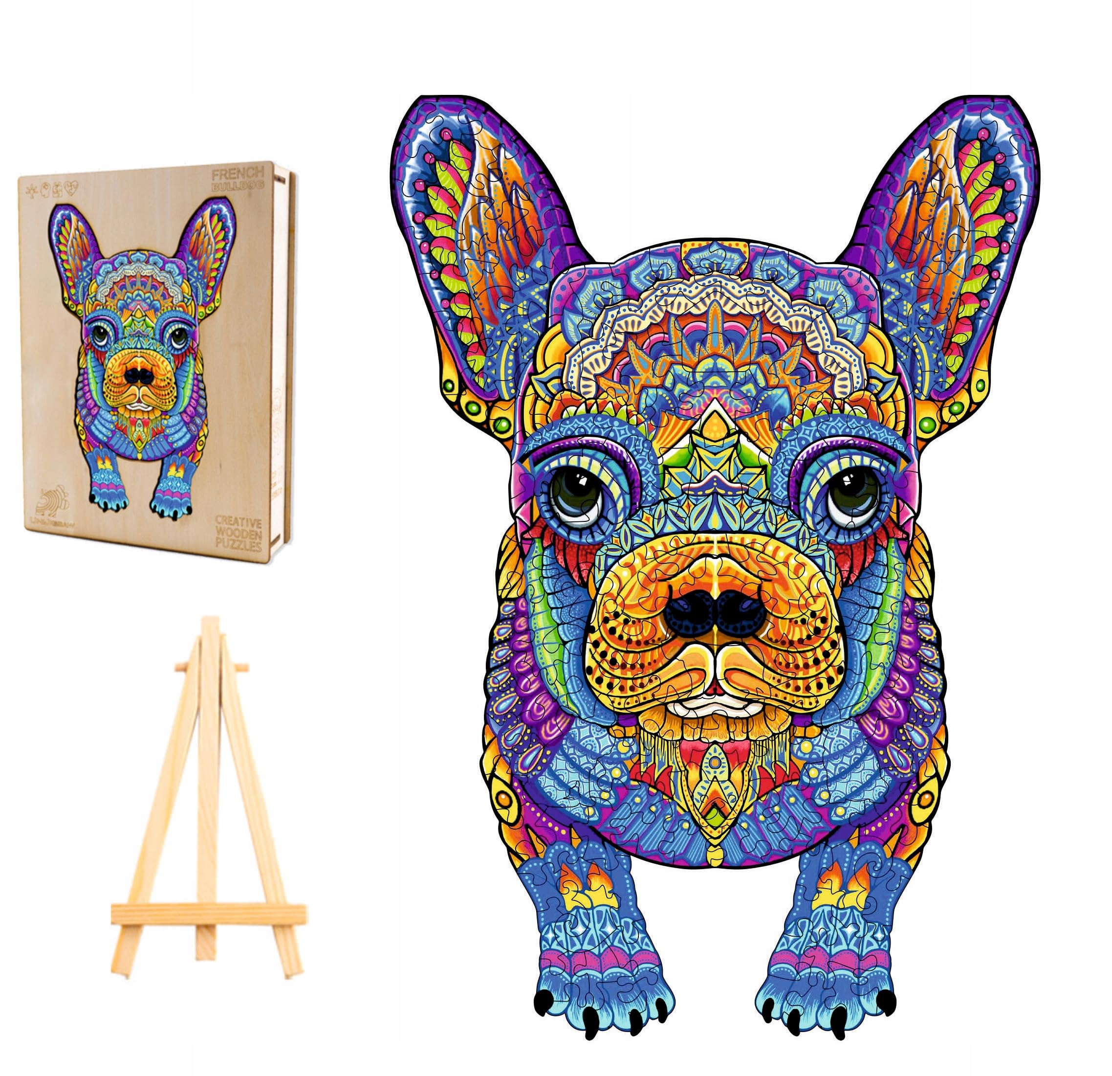 Puzzle in legno da 192 pezzi (40x28,5 cm) per sublimazione