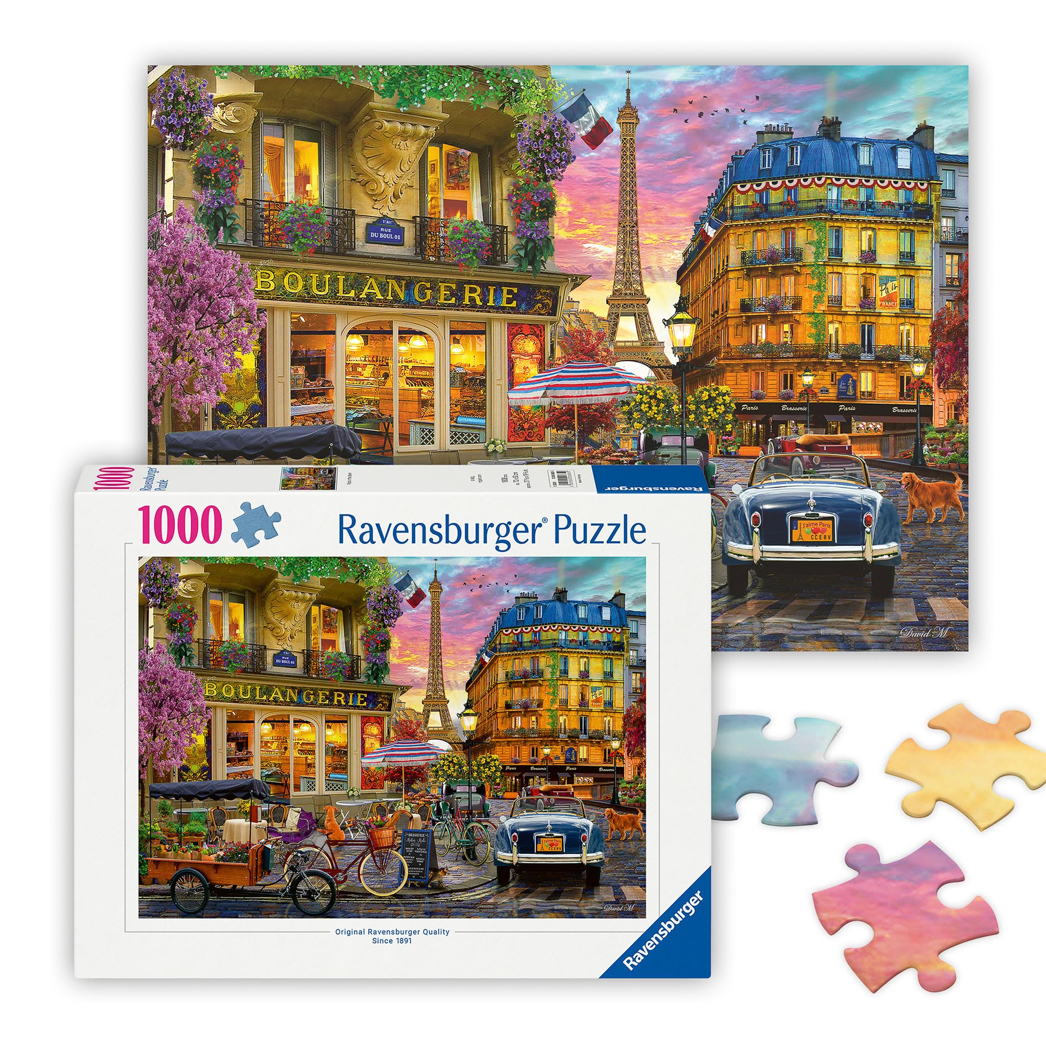 Ravensburger Paris at Dawn 1000 piece Jigsaw Puzzle for Adults and Kids Age 12 Years Up