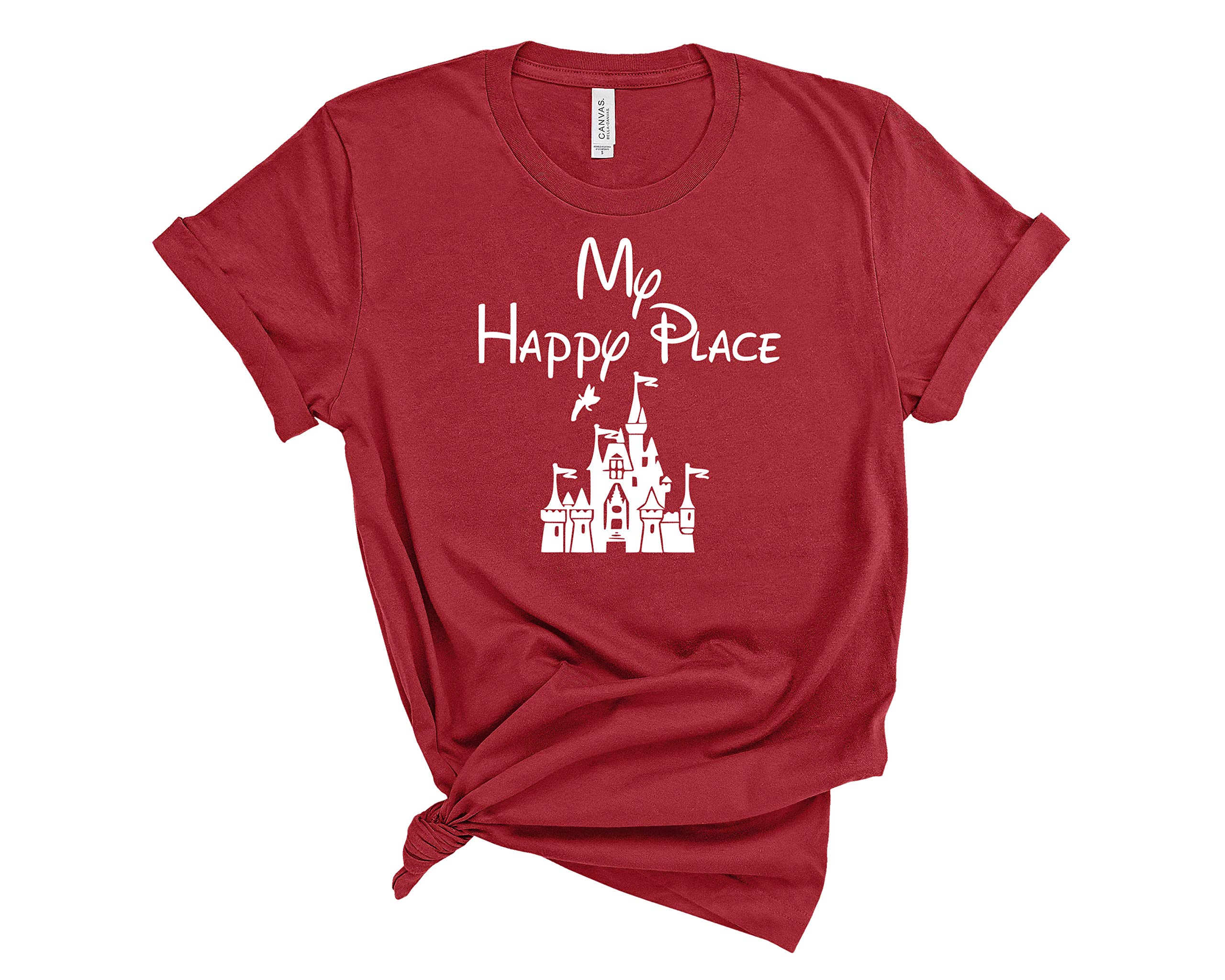 AMAZING RETRO My Happy Place Shirt, Orlando Theme Park Shirt, Mickey T-Shirt, Unisex Casual Short Sleeve