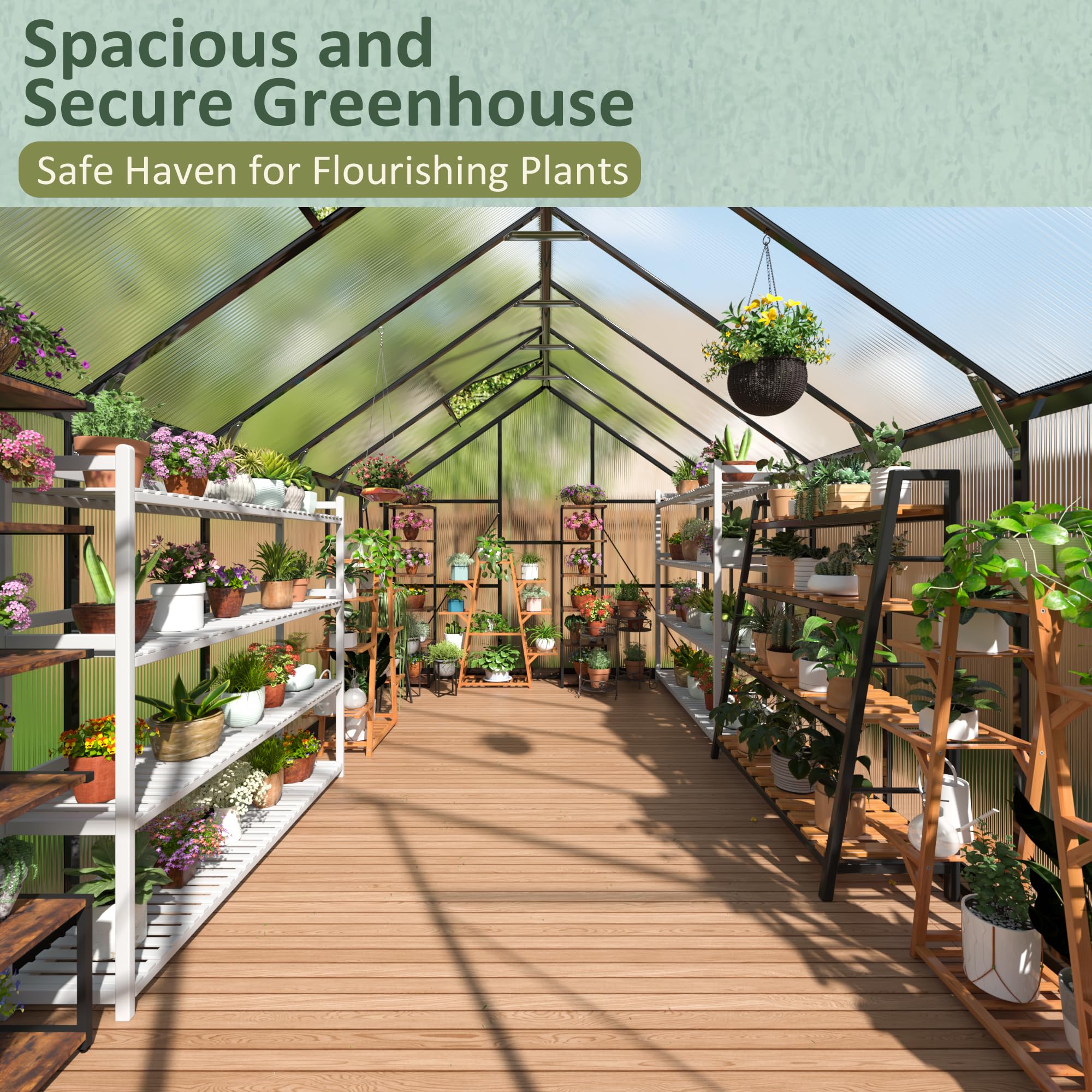 Amazon.com : AirWire 8x14 FT Green House for Outdoors, Quick Setup