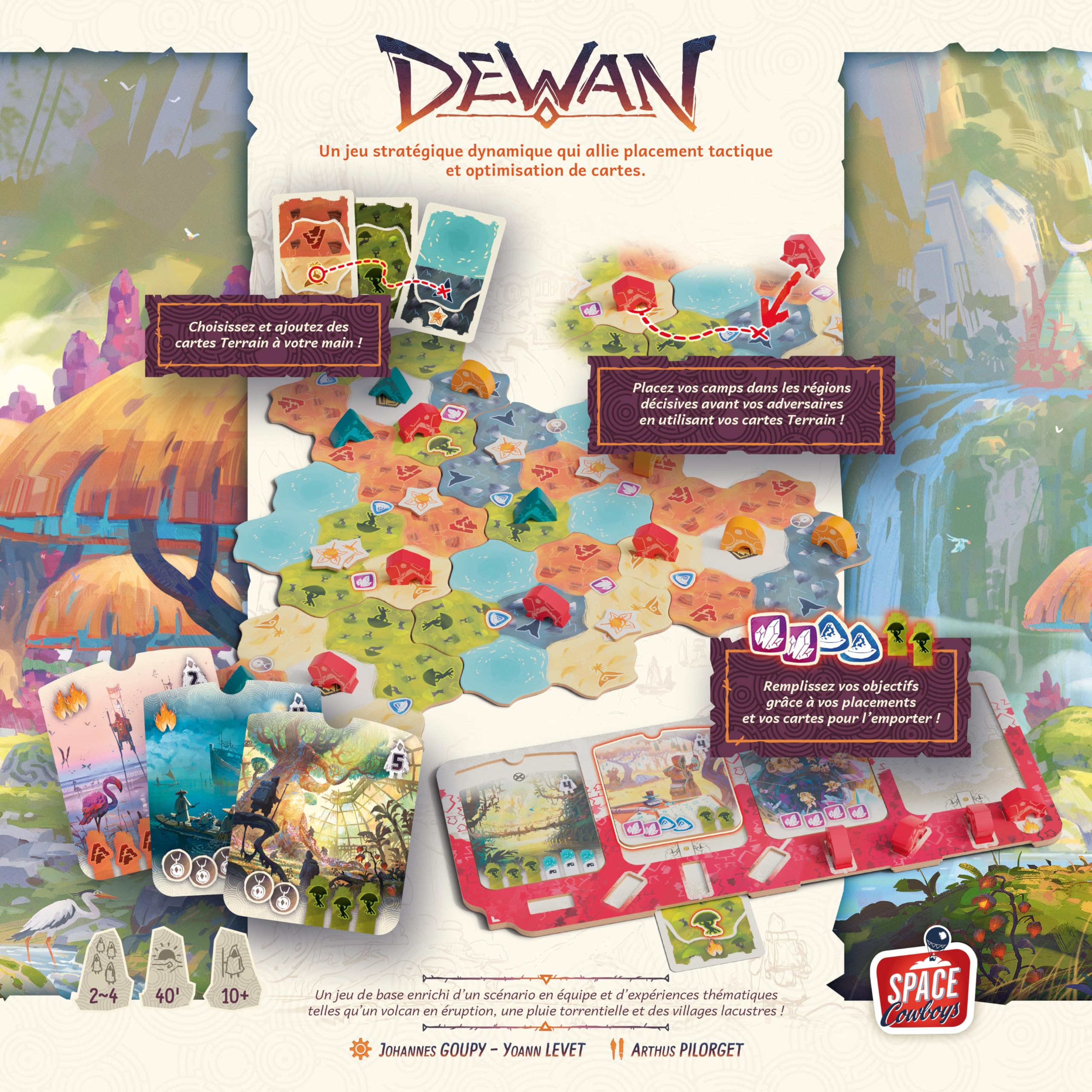 Asmodee - Dewan - Space Cowboys - Jeu de Société stratégique