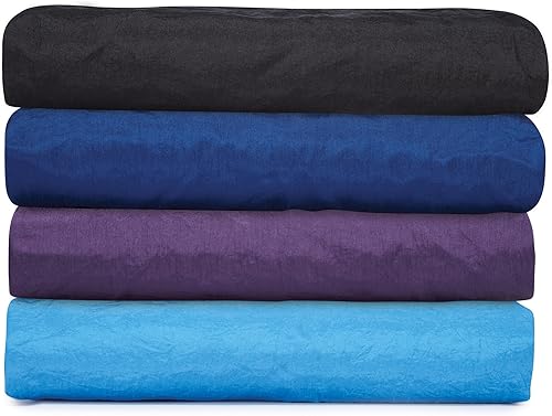 Miniatura 3 de Top Performance Bata de aseo con cuello en V, cómodas camisetas de nailon para peluqueros profesionales de mascotas, pequeñas, ciruela, morado