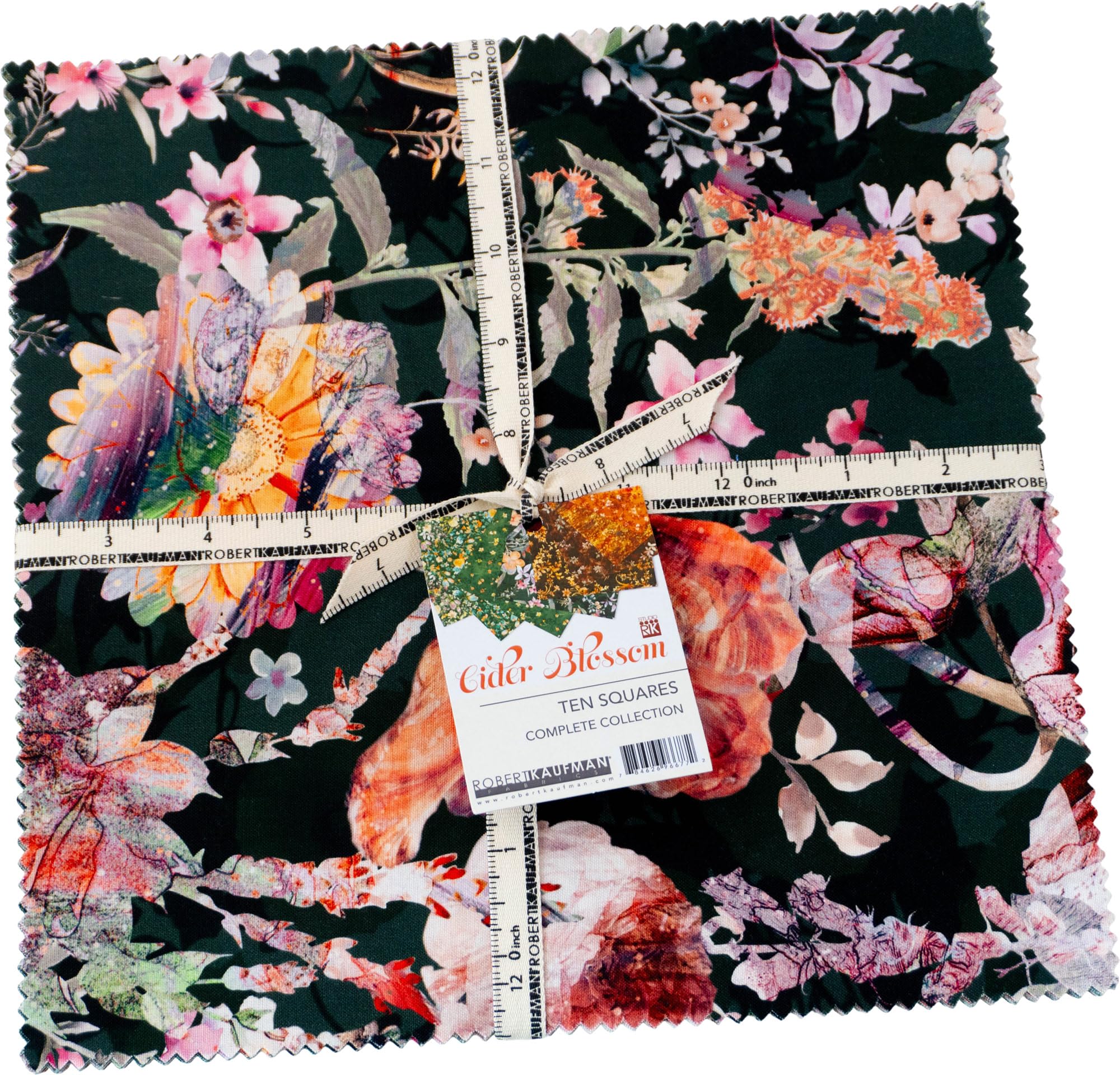 Robert Kaufman Assorted Cider Blossom Ten Square 42 10-Inch Squares Layer Cake Fabrics Ten-1464-42