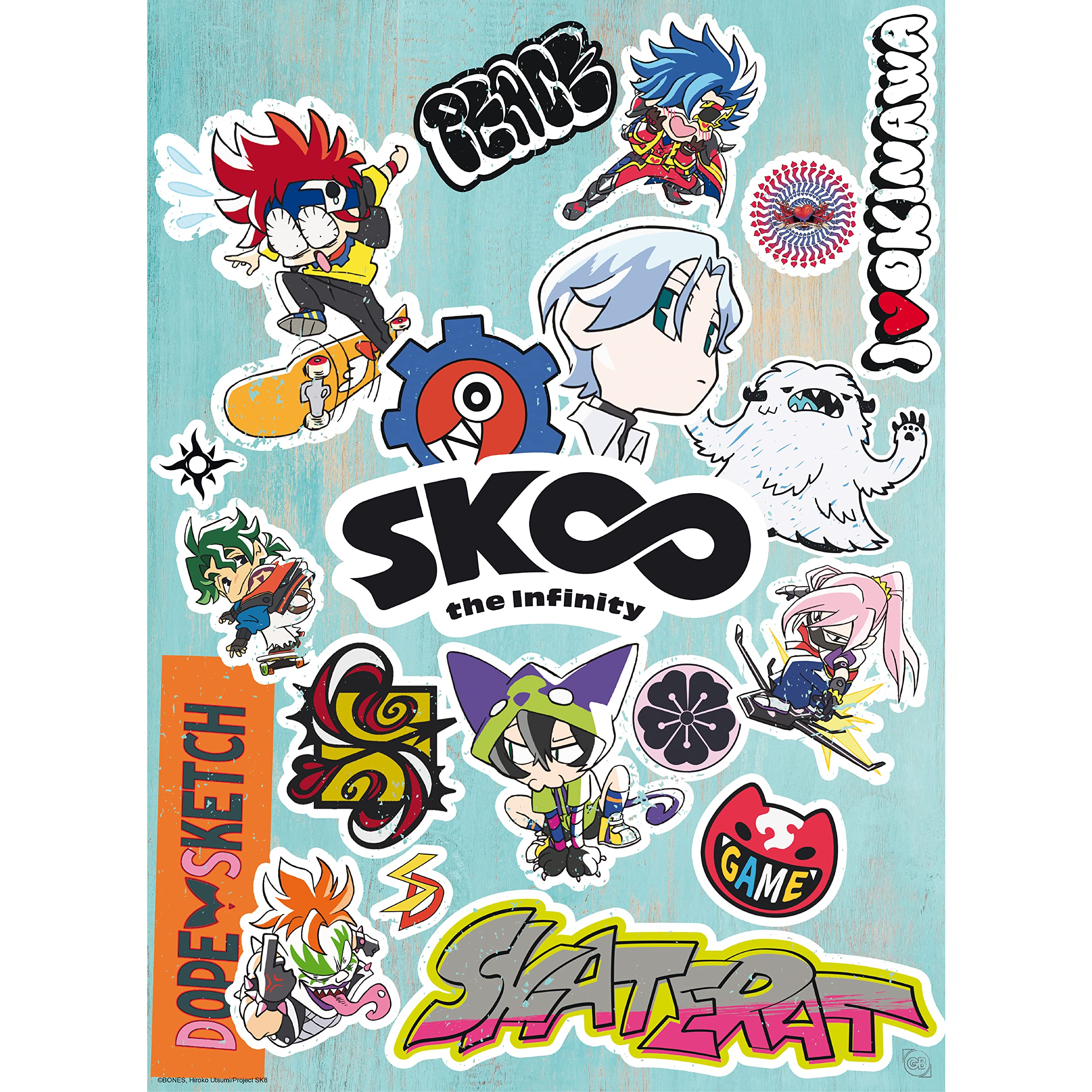 Amazon.com: GB Eye SK8 The Infinity Reki, Langa and Symbols