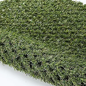 HYBRIDX Lawn Hybrid Grass Tiles, Hybrid Turf Squares for Outdoor Use - Durable Grass Squares Against Lawn Gaps - Flexible Artificial Grass Turf for Garden - 6.5ft by 6ft