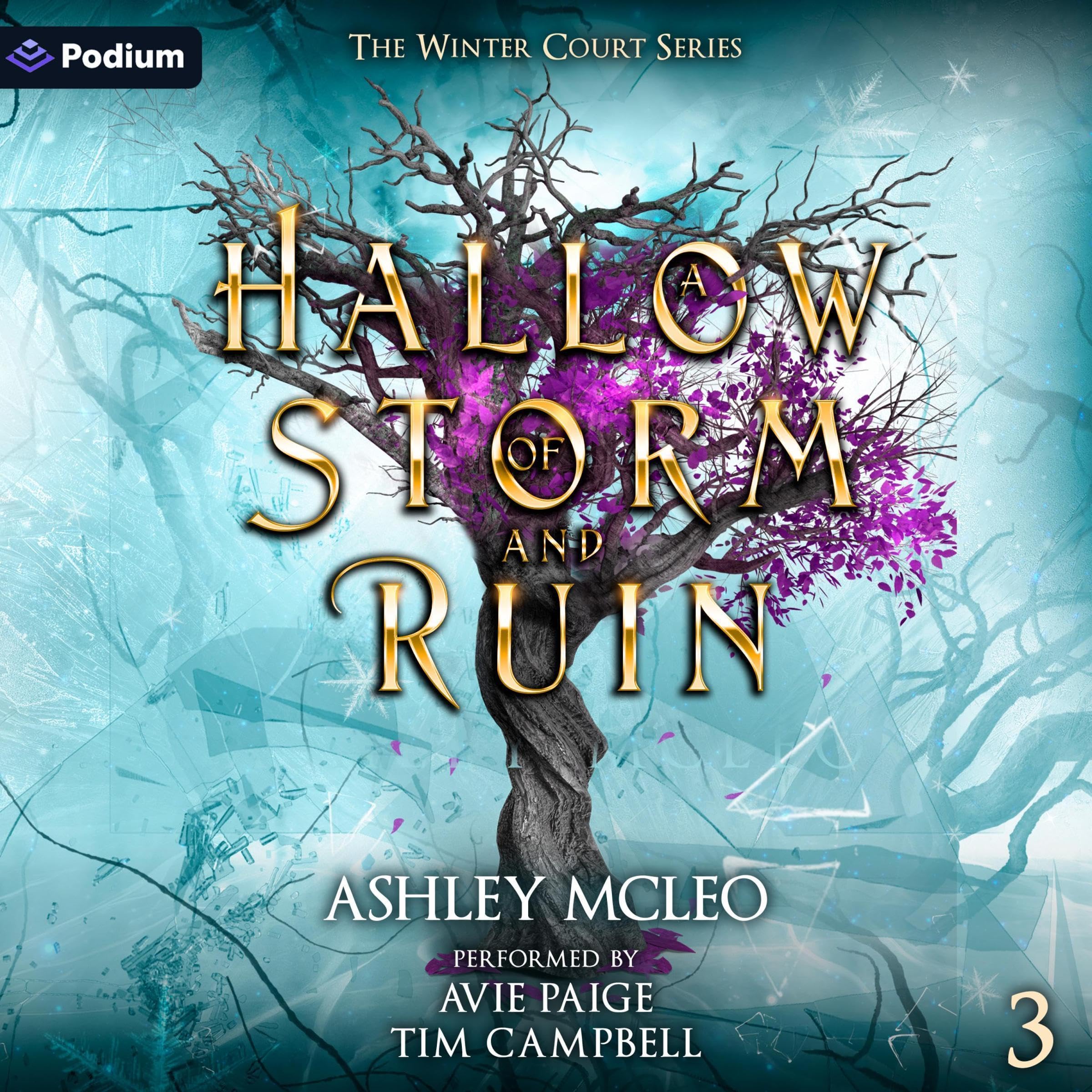 Cover art for A Hallow of Storm and Ruin