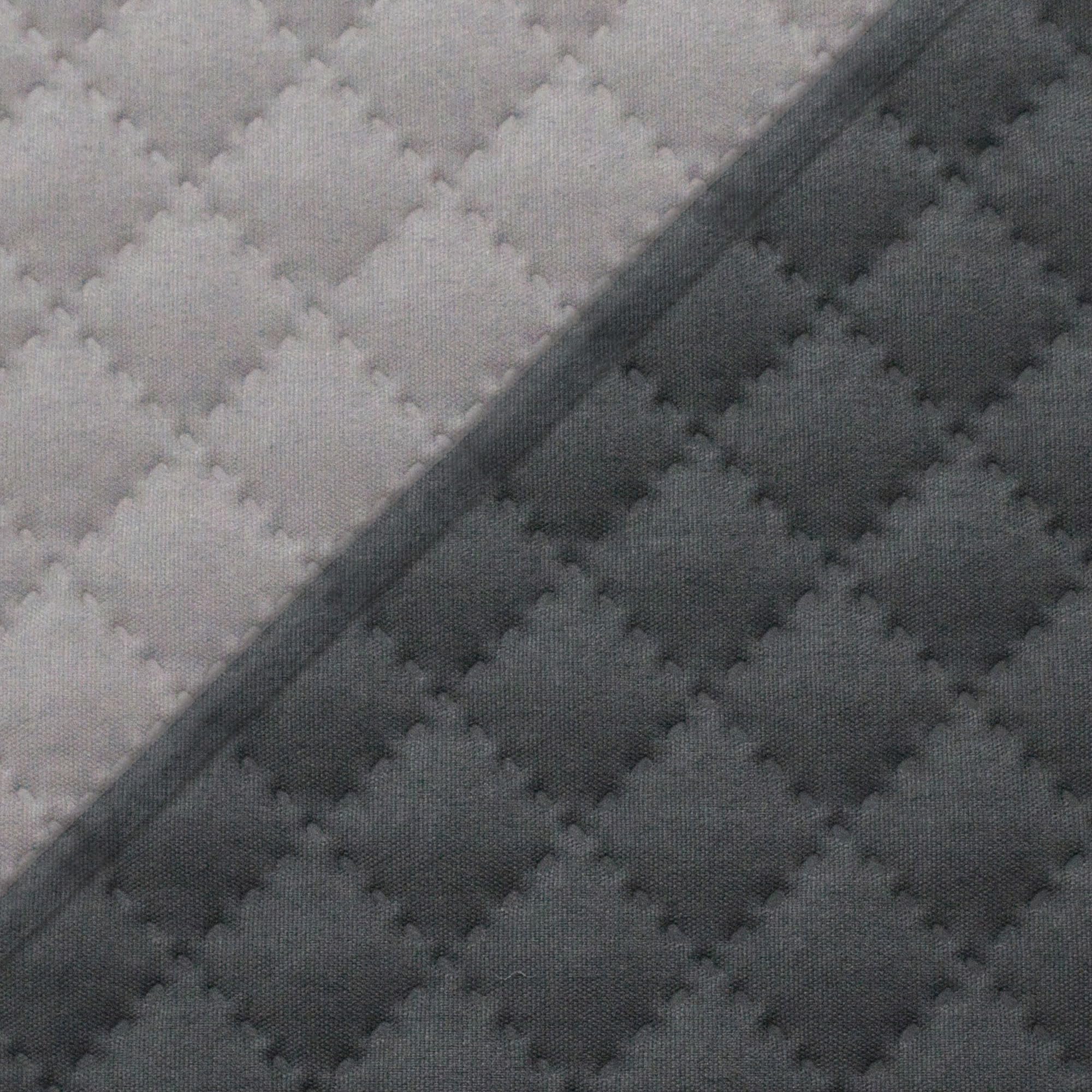ECOMMERC3 | Funda Sofá Tamaño 4 Plazas Efecto Sofá Nuevo - Funda Sofá Color Gris OSC-Gris Claro Fácil Instalación Ajuste