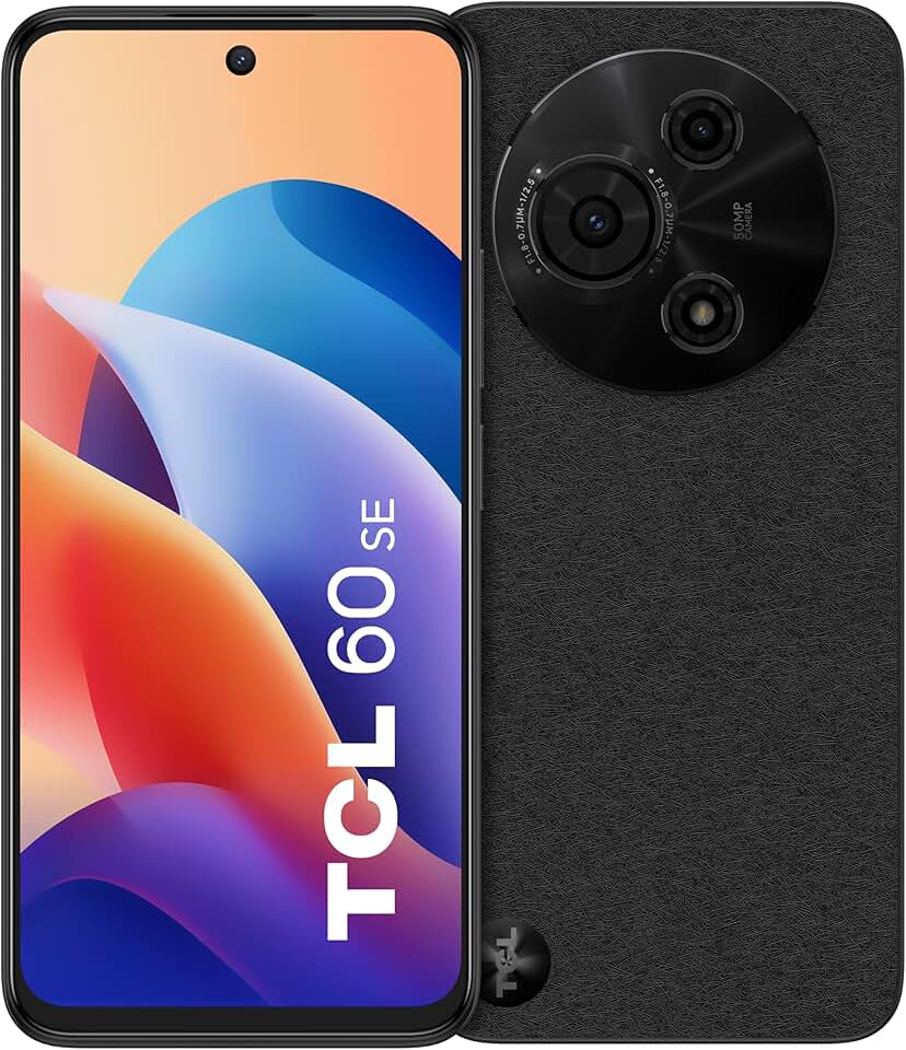 Smartphone TCL 60SE 512GB Tela 6.7" Hd+ 90hz 18GB* RAM (*8GB +10GB RAM expandida) 50MP + 5MP Processador Octa Core NFC Bateria de 5200Mah