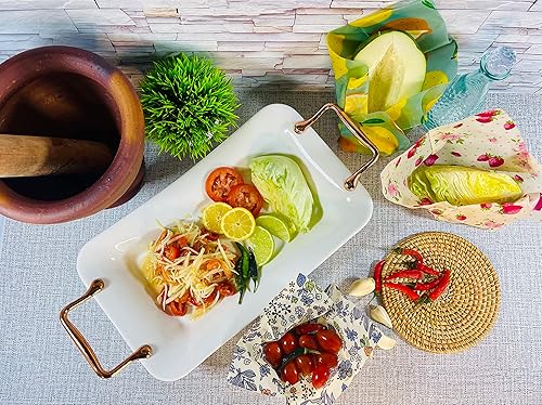 Miniatura 2 de Envolturas de cera de abejas, 3 paquetes, algodón orgánico, envoltorios de hojas de cera ecológicos, sin plástico y silicona, envolturas