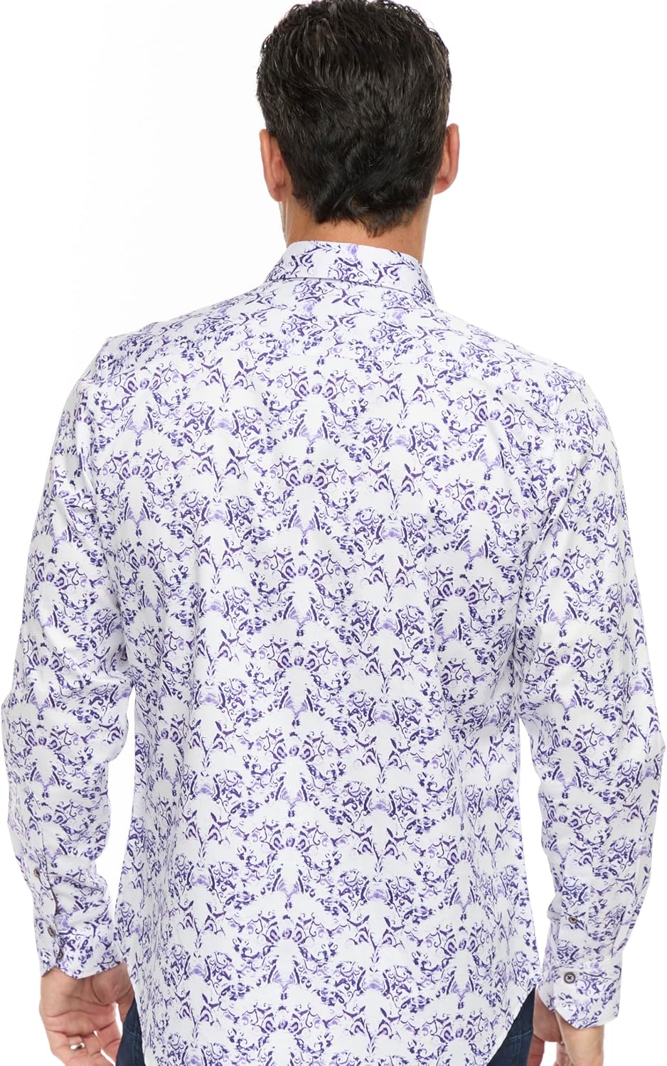 Robert Graham Mens Criswell Long Sleeve Woven Shirt - Image 2