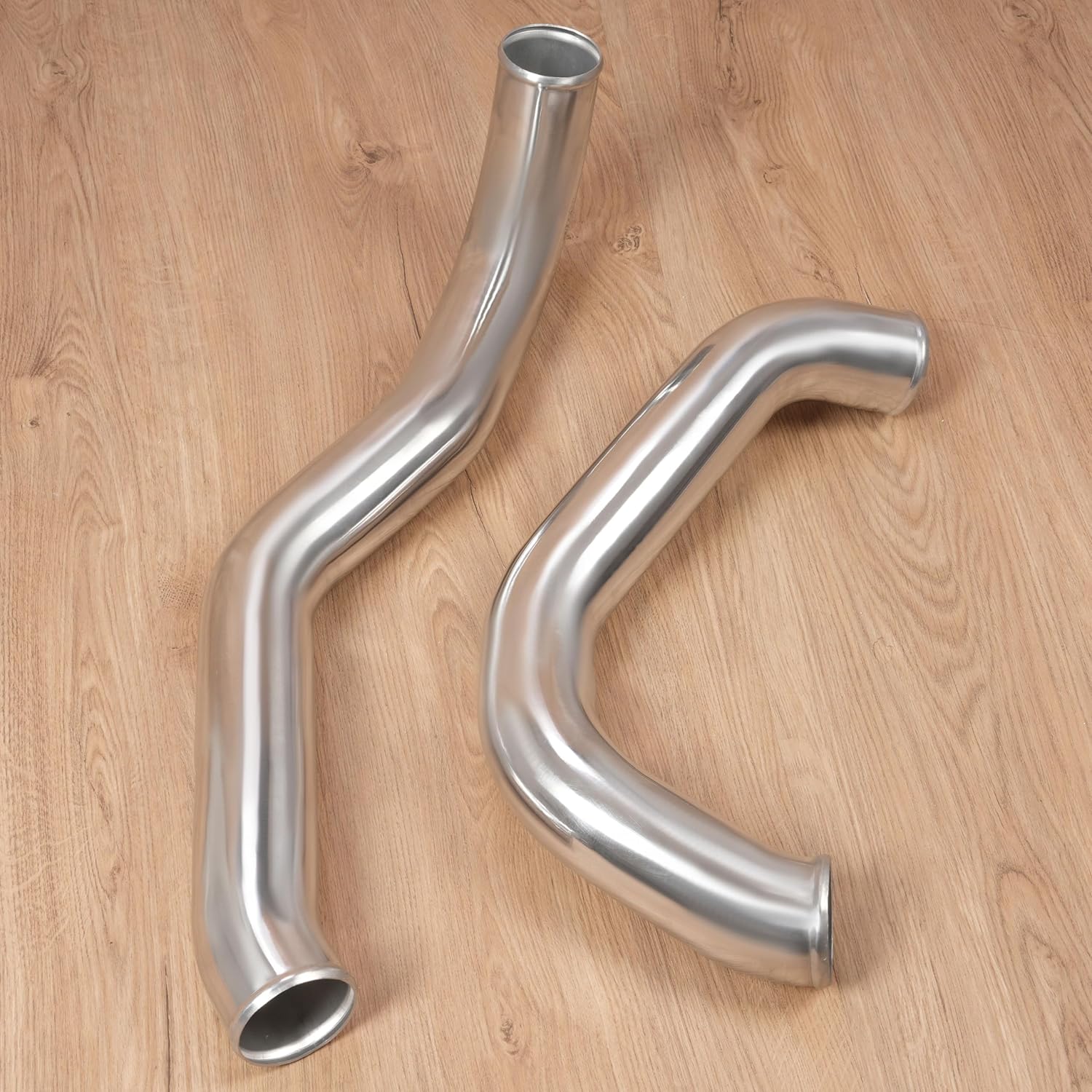 KUAFU Intercooler Pipe Kit Compatible with 2008-2010 Ford 6.4L Powerstroke Diesel Heavy Duty Aluminium Hot & Cold Side